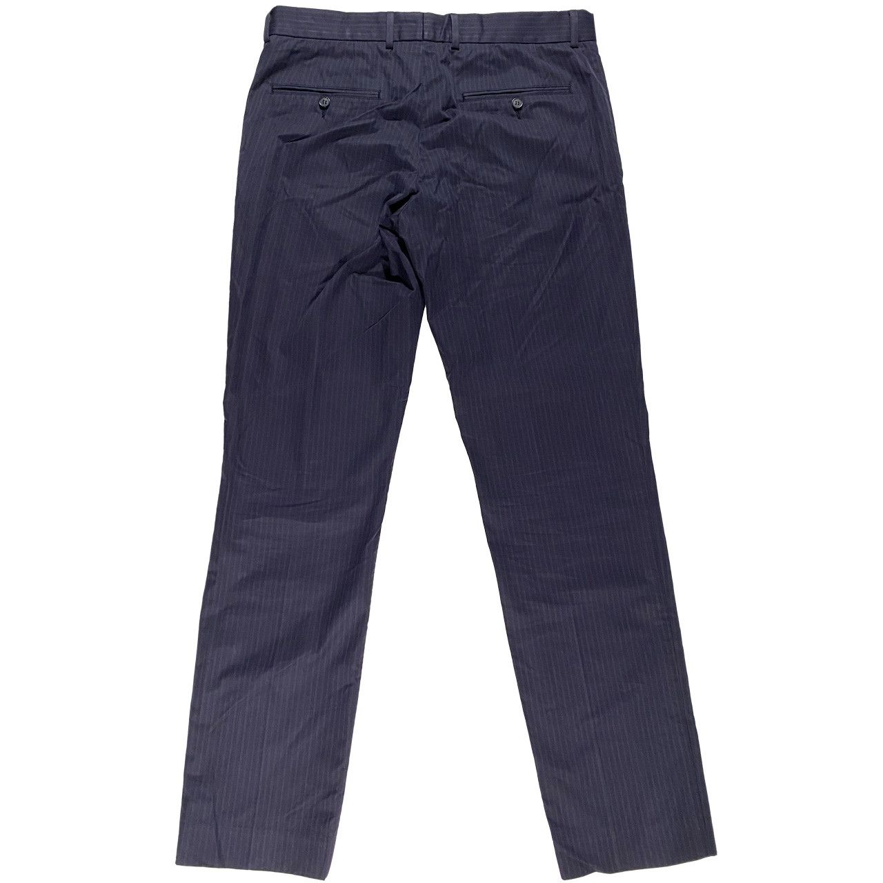 H&M MARNI for H&M Vertical Stripe Straight Leg Trousers 34x31.5 Size US 34 / EU 50 - 2 Thumbnail