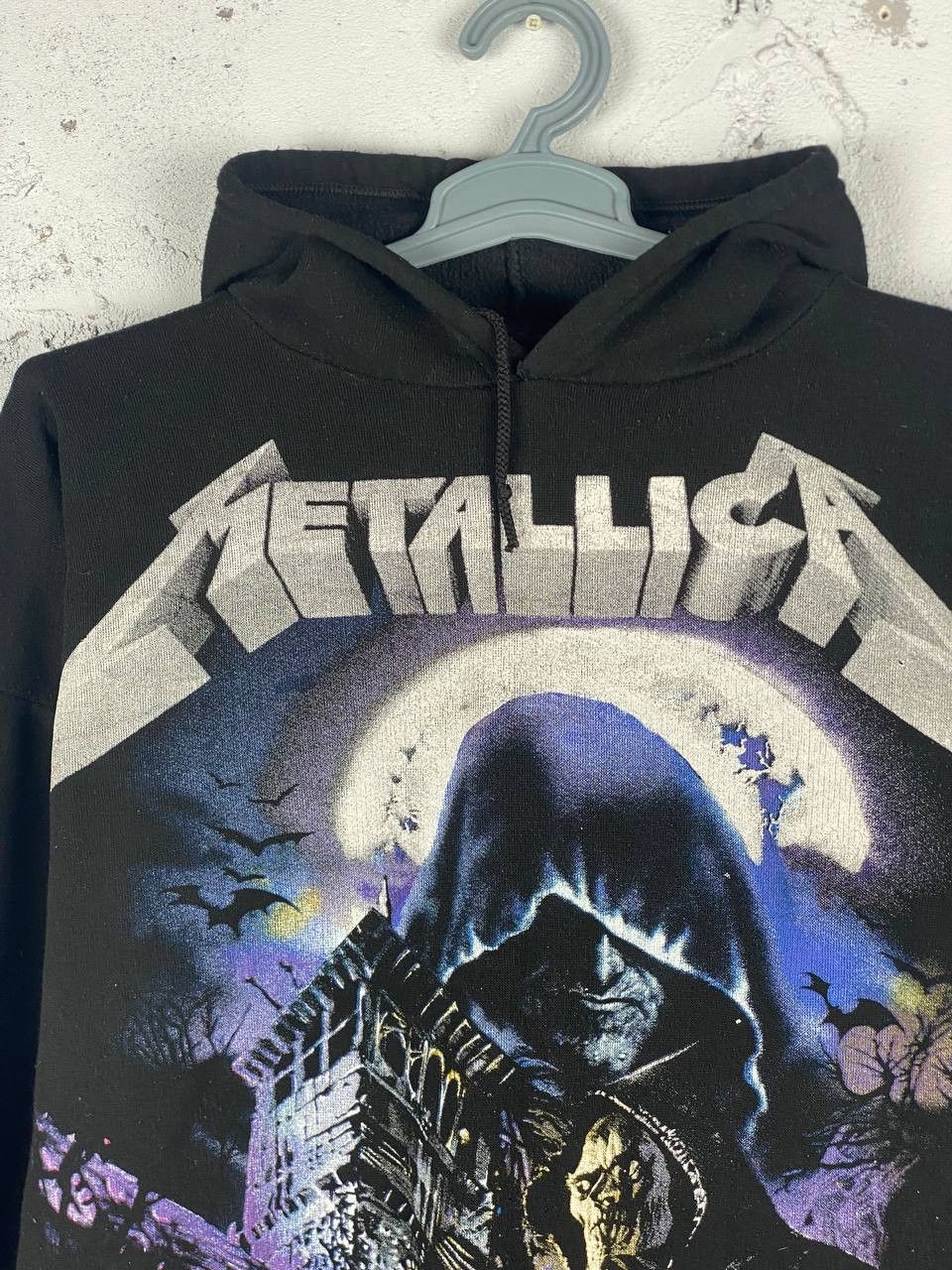 Band Tees Rare Vintage Hoodie AOP Metallica Gothic Hoodie Size US S / EU 44-46 / 1 - 4 Thumbnail