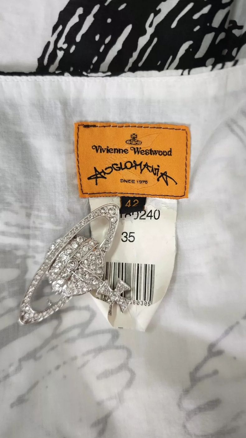 Vivienne Westwood Vivienne Westwood Black and white ink-sense dress Size L / US 10 / IT 46 - 7 Thumbnail