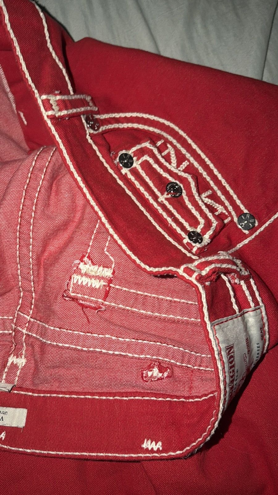 True Religion True religion ultra baggy vinny red jeans Size US 44 / EU 60 - 3 Thumbnail