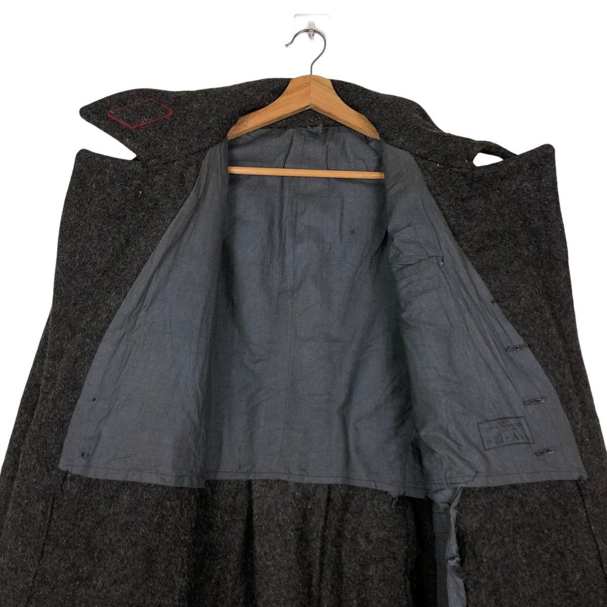 Vintage 🔥TRUE VINTAGE 1940’s LONG JACKET WOOL CANADIAN MILITARY Size US M / EU 48-50 / 2 - 15 Thumbnail