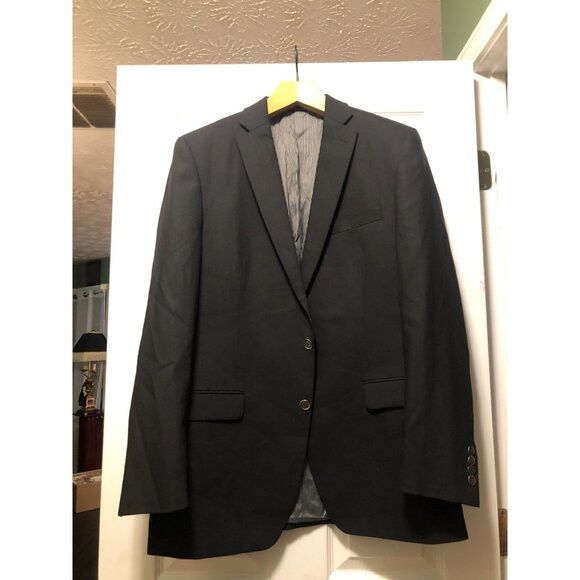 Calvin Klein calvin klein men's 97%wool sport coat jacket blazer 42L Size 42L - 2 Thumbnail