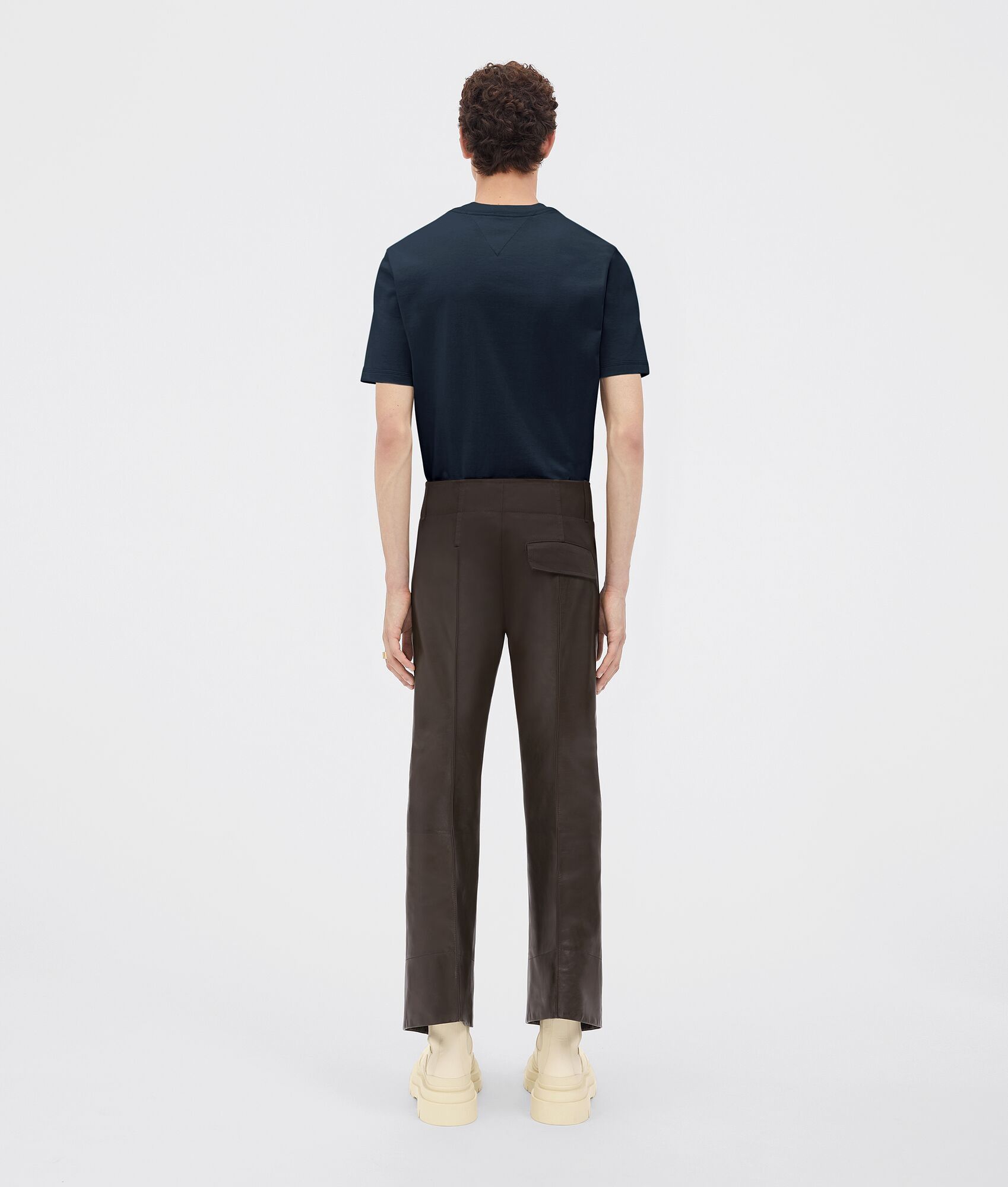 Bottega Veneta o1n1vont1224 Sunrise Cotton Jersey T-Shirt in Navy Size US S / EU 44-46 / 1 - 3 Thumbnail