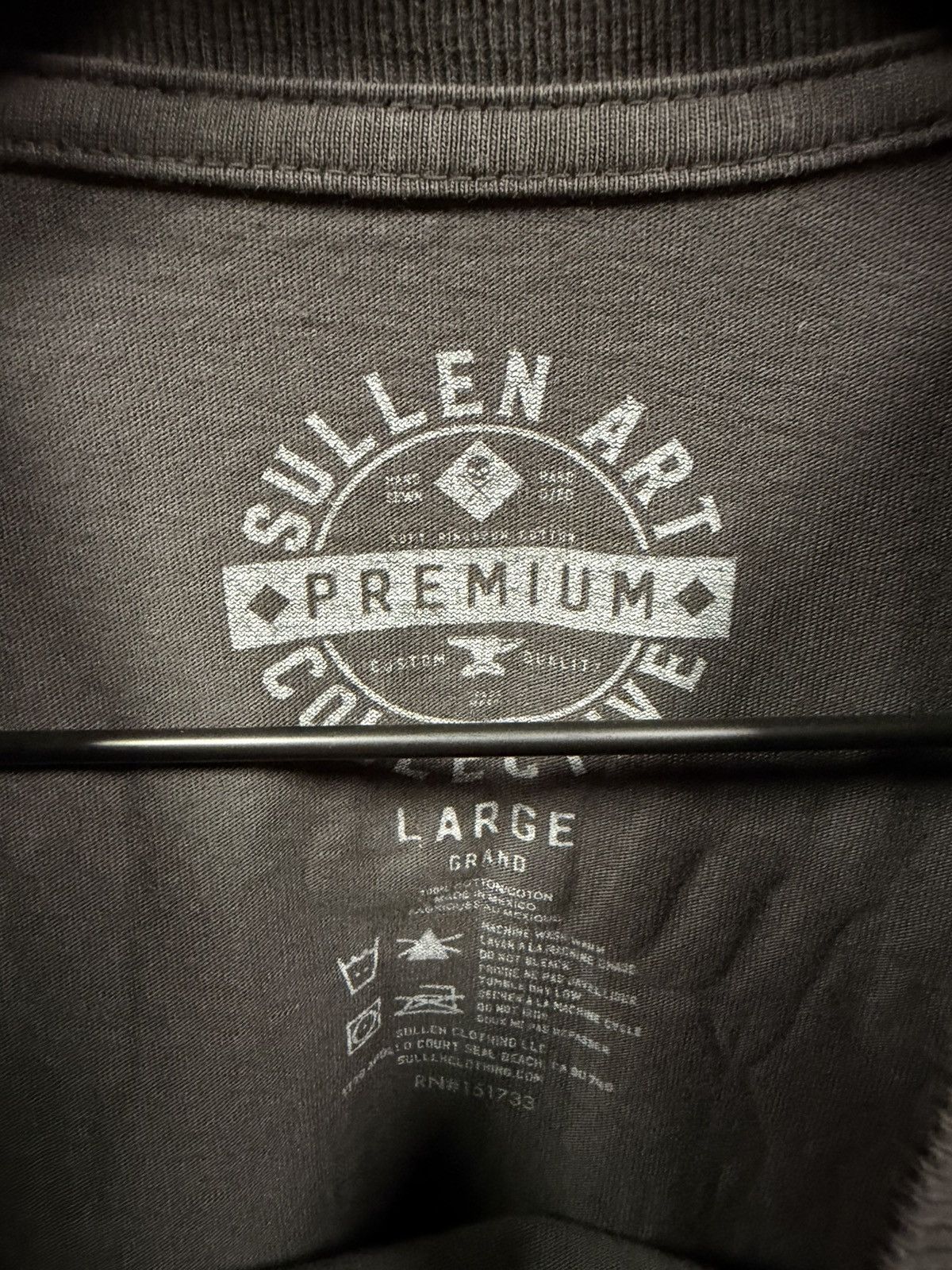 Other Sullen Art Co Pandemic Summer Men’s Premium Tee Grey Large Size US L / EU 52-54 / 3 - 3 Thumbnail