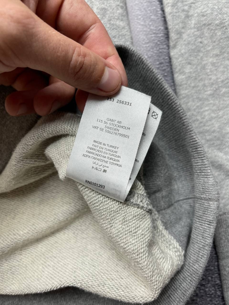 Gant Gant Grey Sweatshirt Size L Size US L / EU 52-54 / 3 - 3 Thumbnail