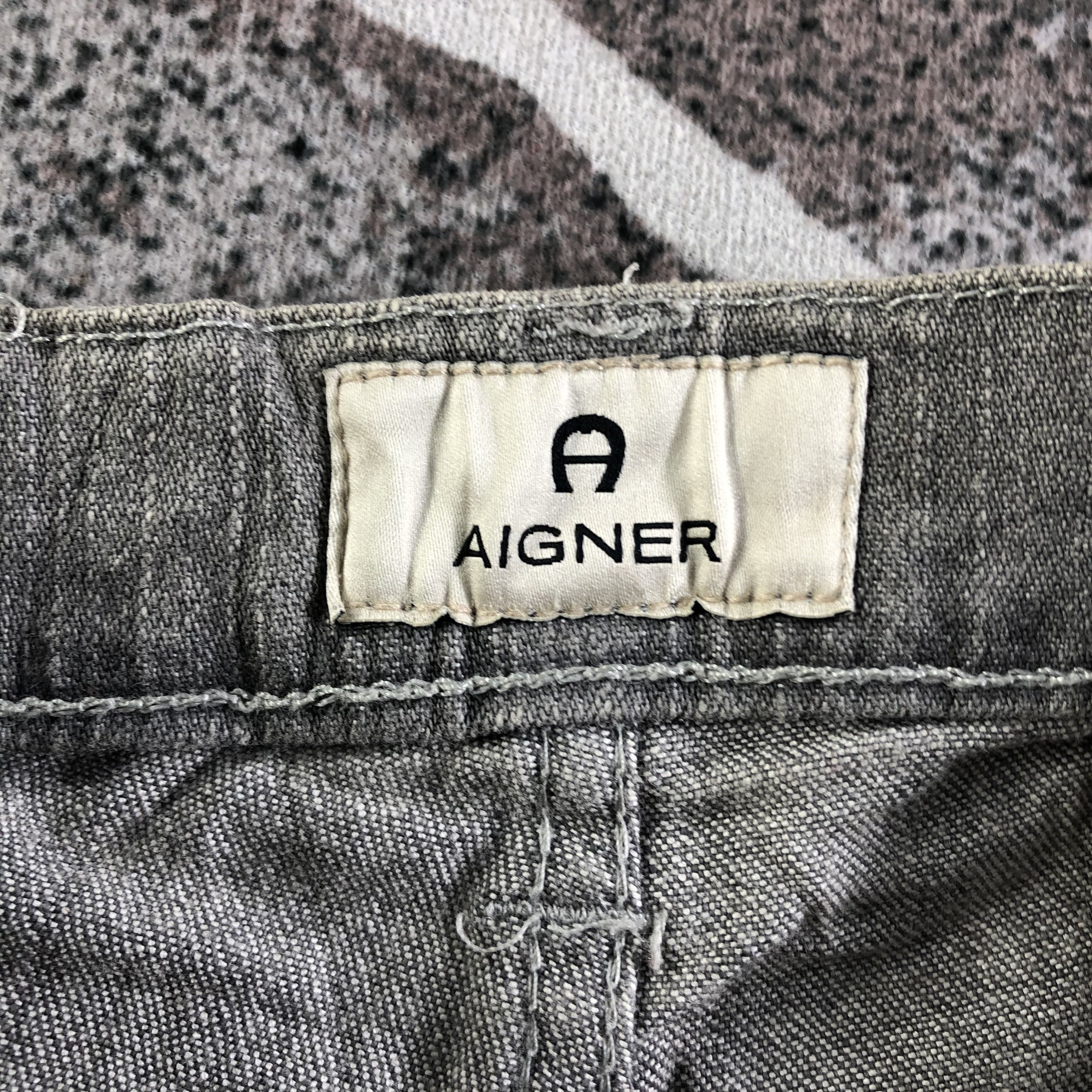 Aigner Aigner Flare Jeans Faded Gray Denim KJ3086 Size US 29 - 7 Thumbnail