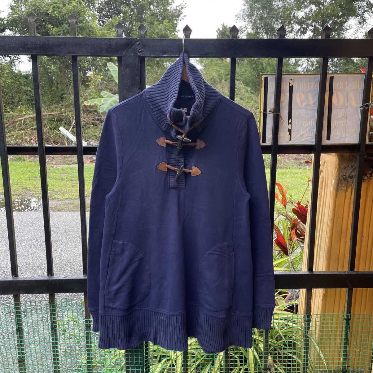 Ralph Lauren 🔥Ralph Lauren Big Logo Duffle Buttons Women Long Shirts Size S / US 4 / IT 40 - 3 Thumbnail