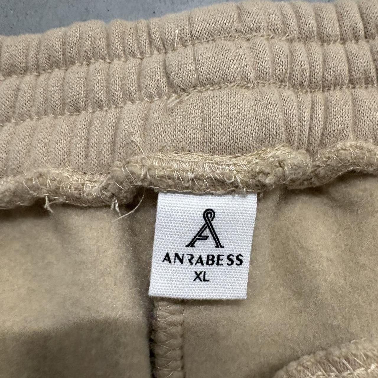 Vintage Crazy Vintage Y2K/2000s Baggy Brown Beige tan Anrabess Loungewear Sweatpants! Size US 36 / EU 52 - 7 Thumbnail