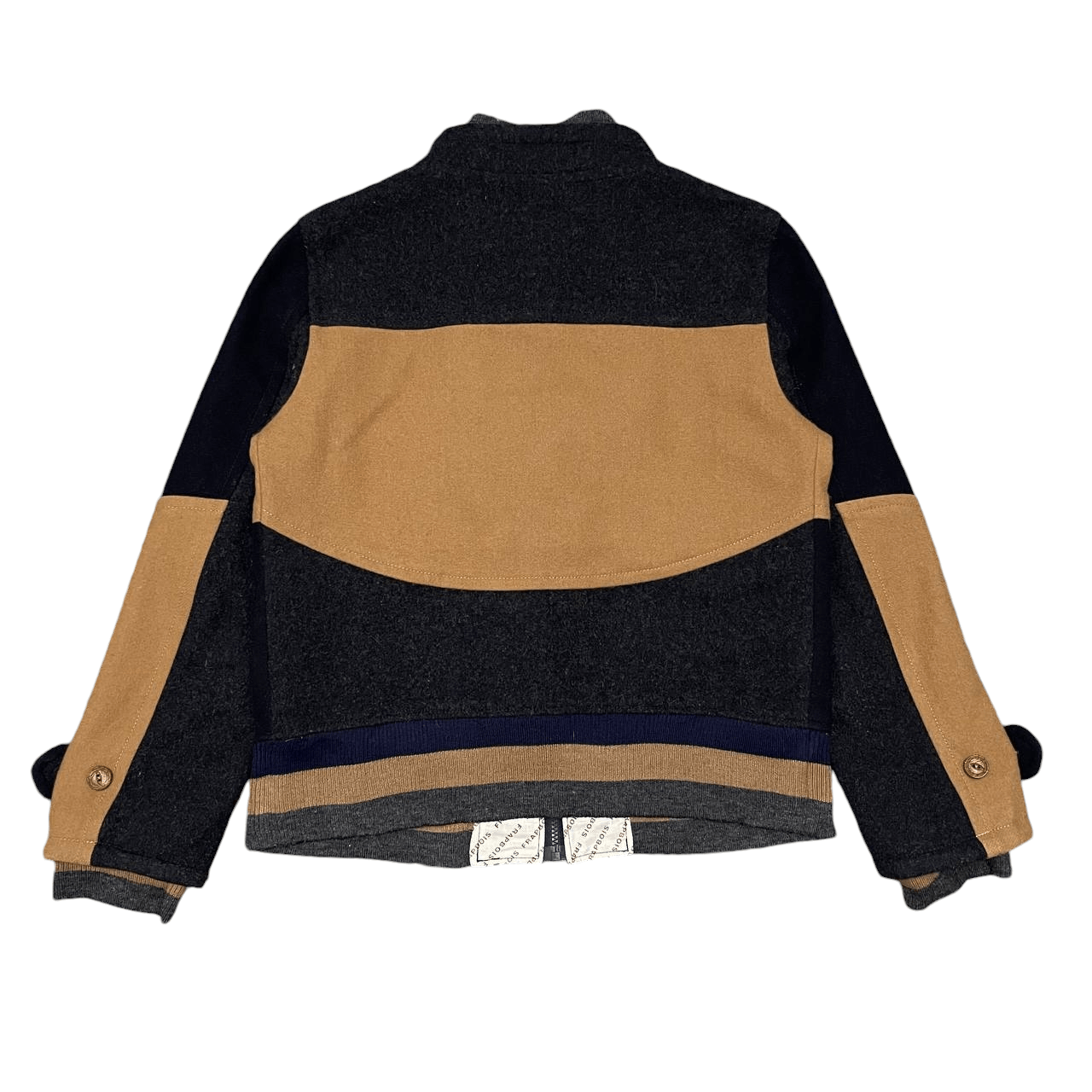Frapbois Sample Frapbois Wool Coat Monogram Issey Miyake Inspired Size US M / EU 48-50 / 2 - 11 Thumbnail