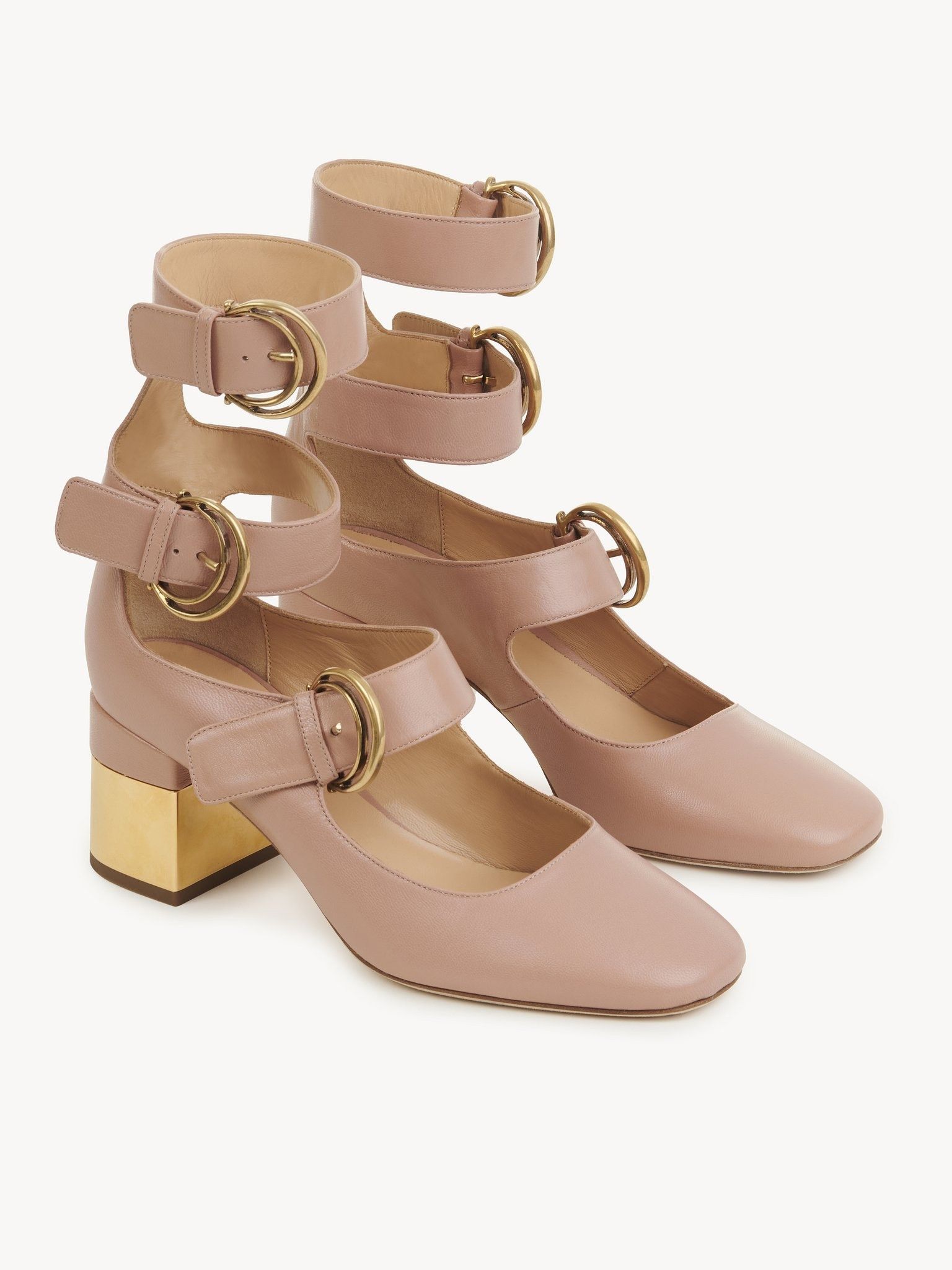 Chloe o1loc1c11025 Alizè Pumps in Tan Rose Size US 8 / IT 38 - 3 Thumbnail