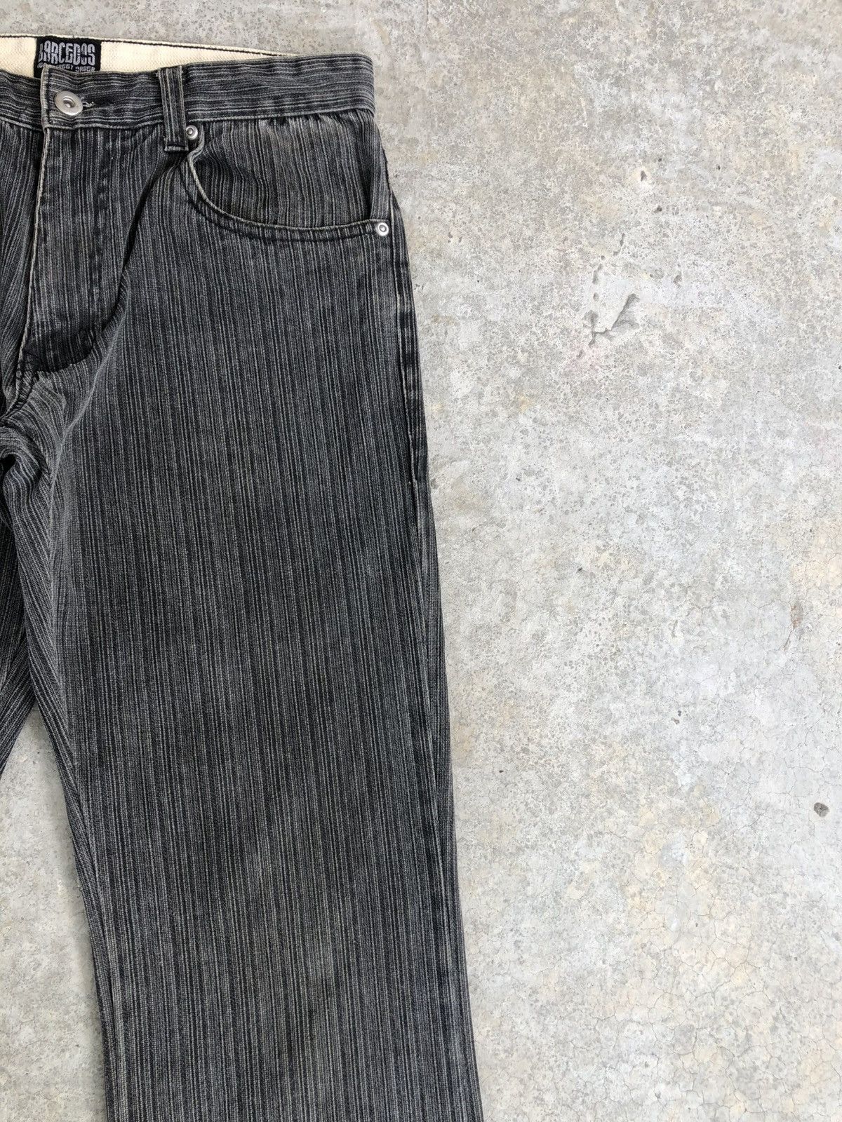 If Six Was Nine Japanese Barcedos Flared Jeans Distressed Denim Hickory Size US 30 / EU 46 - 5 Thumbnail