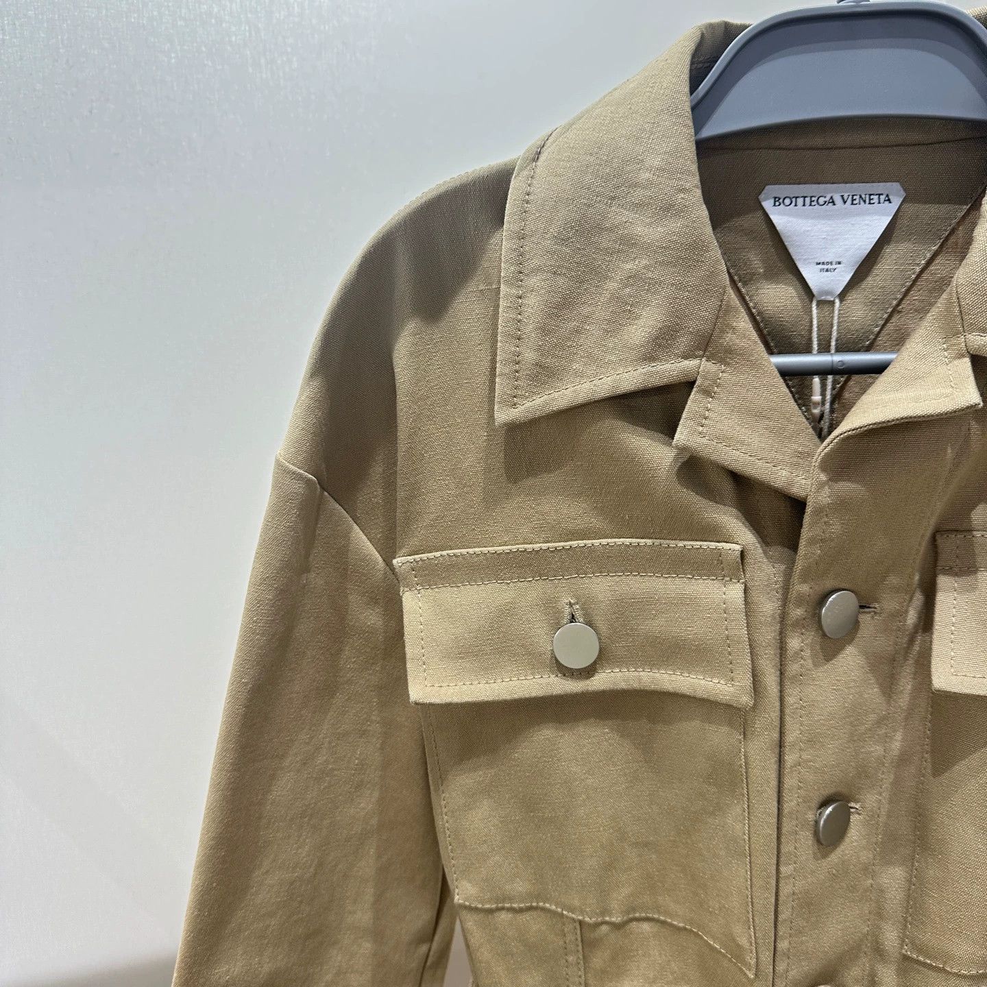 Bottega Veneta Bottega Veneta mar105 Lt Stretch Linen Waist Jacket 38 Size XS / US 0-2 / IT 36-38 - 4 Thumbnail