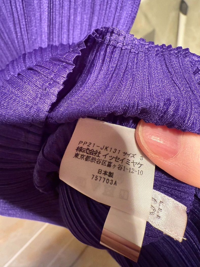 Issey Miyake issey miyake size:3 Purple vest 2506-Nextarrow Size XXS / US 00 / IT 34 - 3 Thumbnail