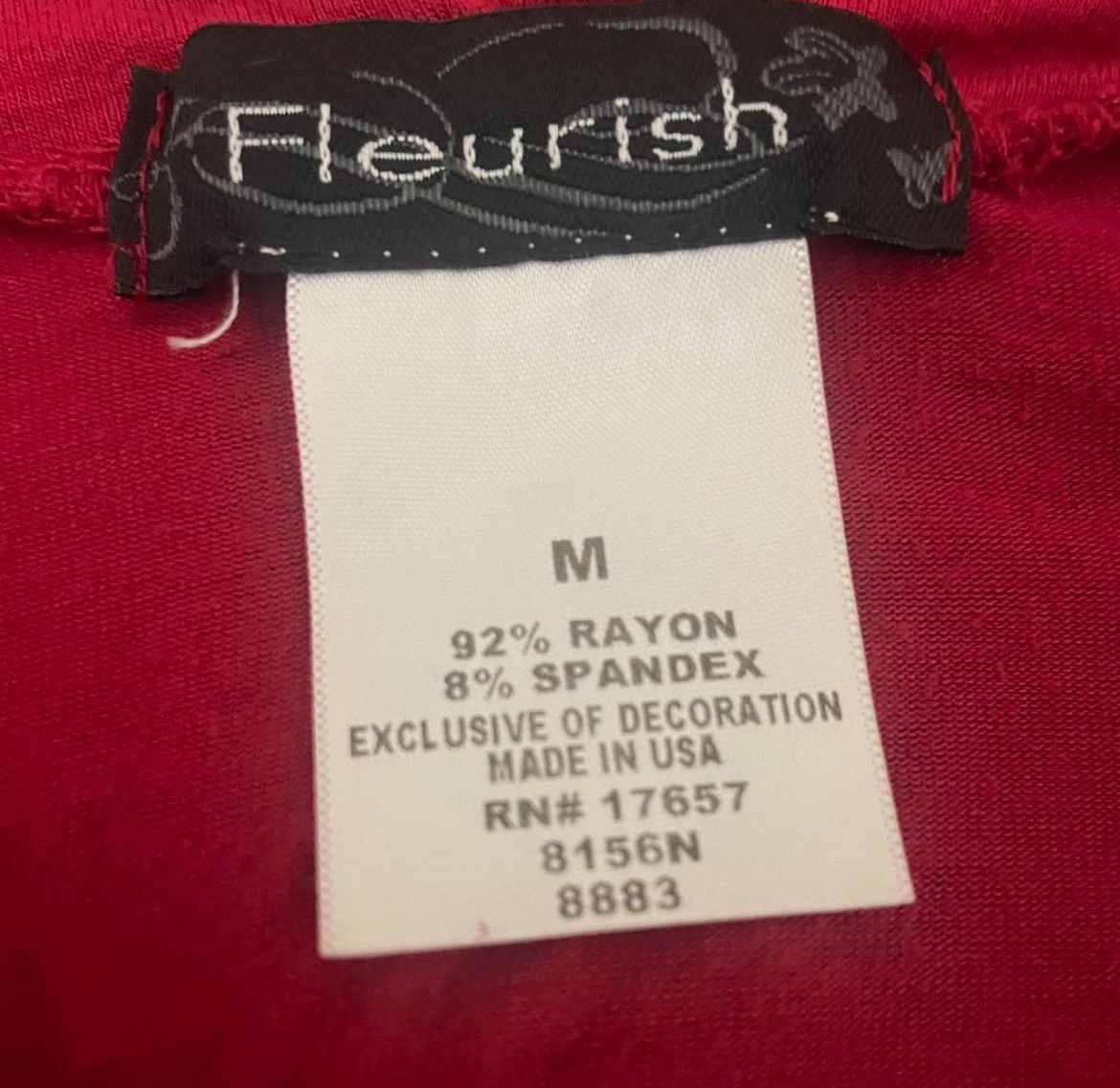 Other × Vintage Red short sleeve off the shoulder top Size M / US 6-8 / IT 42-44 - 3 Thumbnail