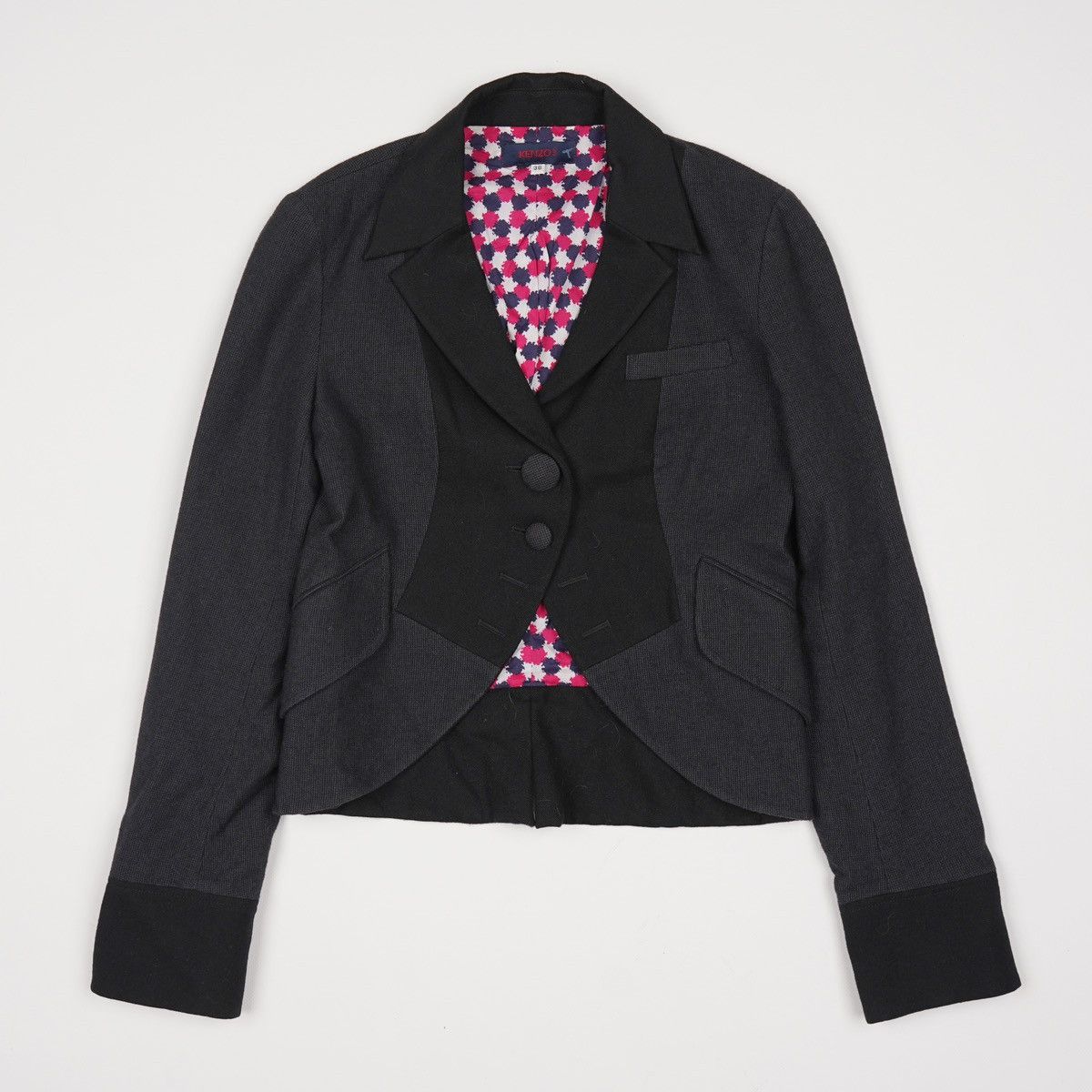 Kenzo Kenzo Jeans Blazer Jacket Wool Size XS / US 0-2 / IT 36-38 - 2 Thumbnail