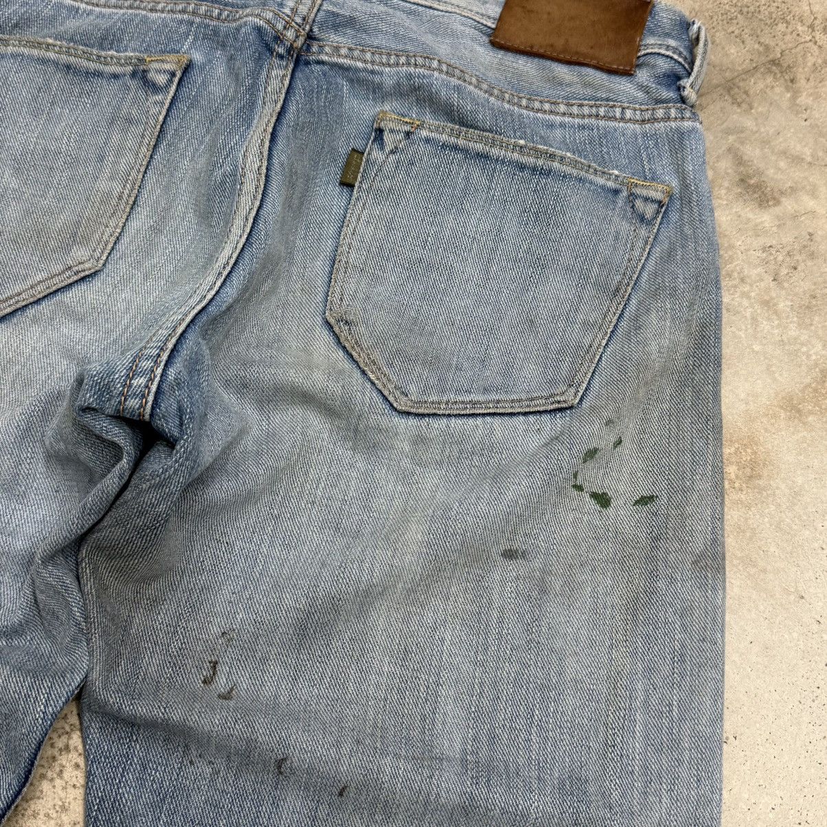 Japanese Brand Japanese Distressed Paint Splitter Dirty Denim Pants Size 27" / US 4 / IT 40 - 13 Thumbnail