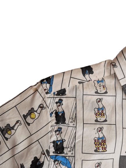 Number (N)ine NUMBER (N)INE SS02 MODERN AGE COMIC STRIP SHIRT Size US L / EU 52-54 / 3 - 9 Thumbnail