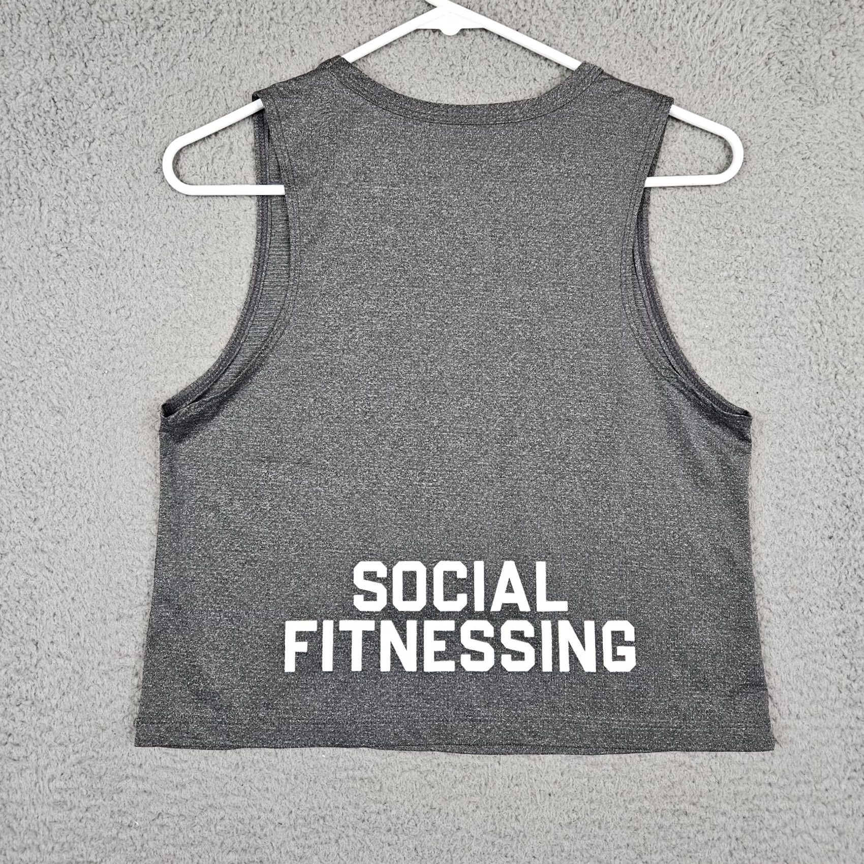 Vintage Barrys Tank Top Women’s Gray L Activewear Top Sleeveless Shirt Fitness Barrys Regular fit Size L Women Purple? Size L / US 10 / IT 46 - 2 Thumbnail