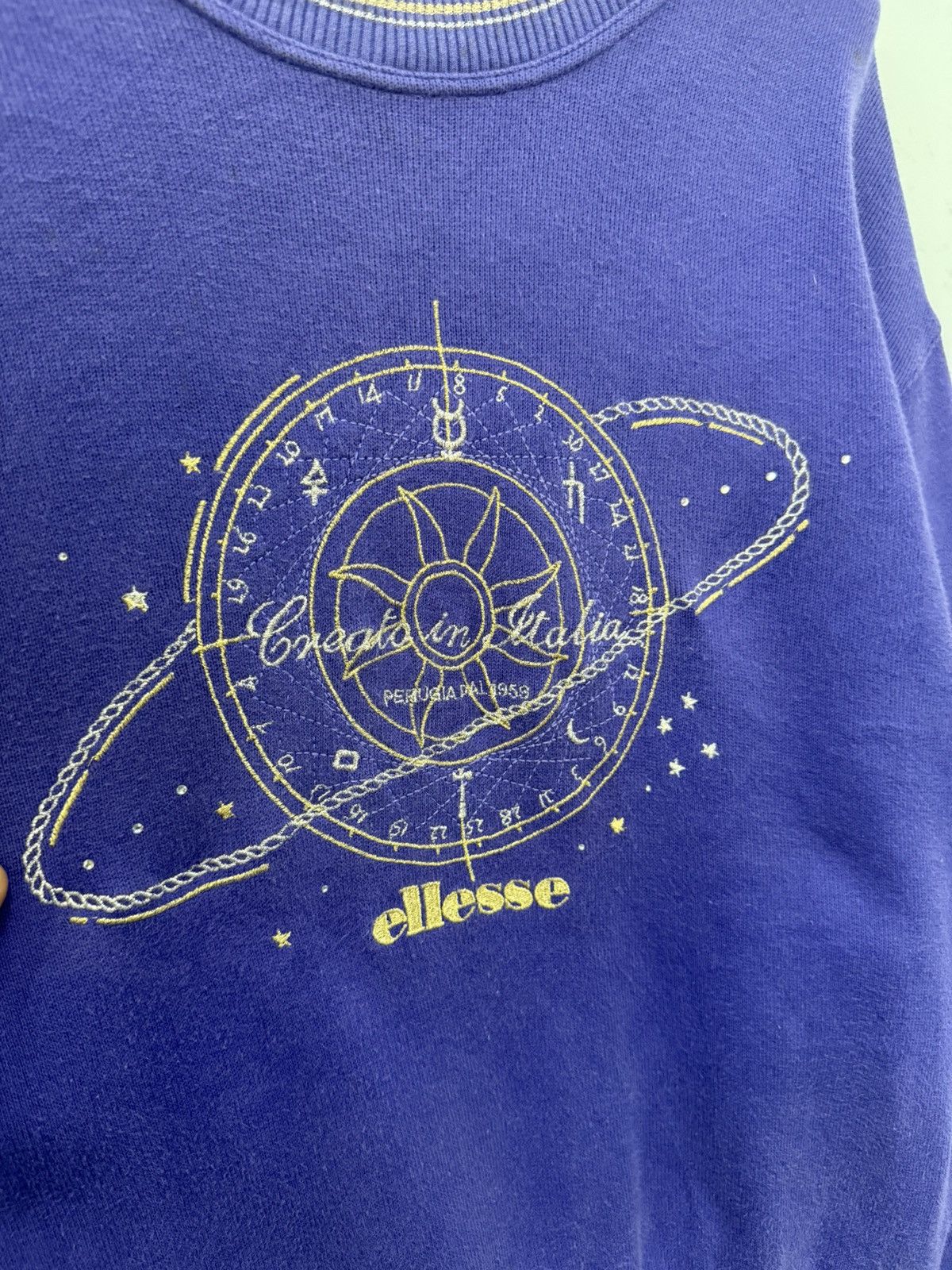 Ellesse 🔥 Ellesse Roundneck skiwear Embroidery Logo sweatshirt - L Size US M / EU 48-50 / 2 - 4 Thumbnail