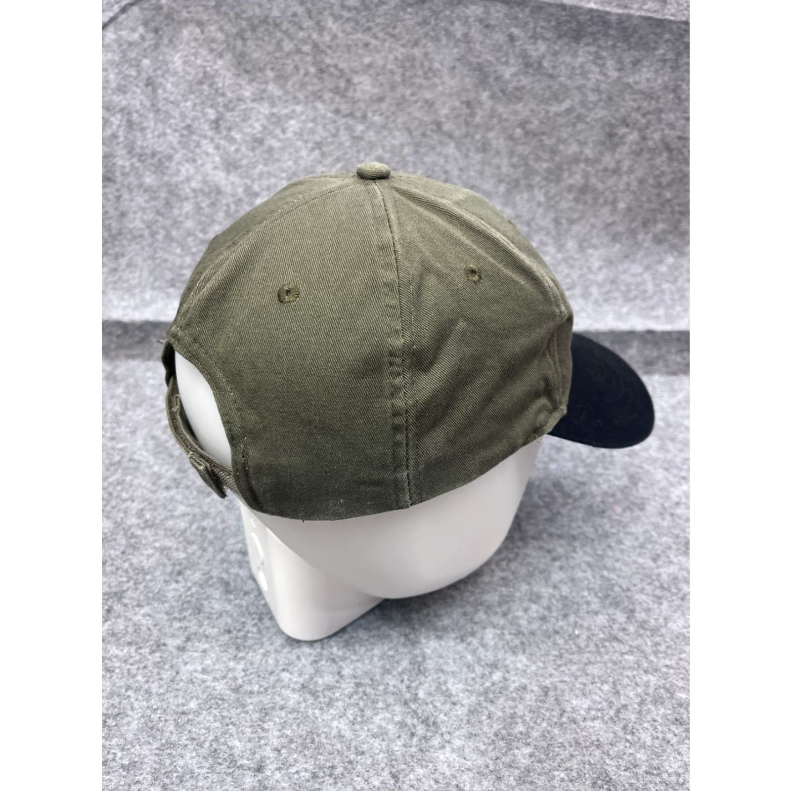 Equipment K-Products Kubota Hat Cap Strap Back Adult One Size Green Cotton Construction Equipment Baseball Cap Mens Size ONE SIZE - 7 Thumbnail