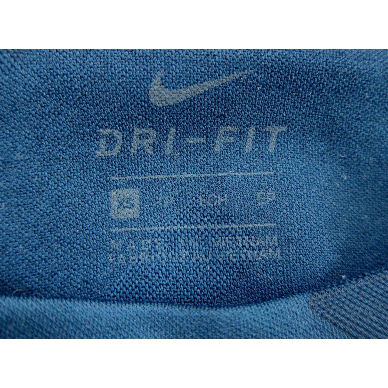 Nike Nike DRI-FIT Logo Blue Round Neck Long Sleeve Crop Top Shirt Women XS Size XS / US 0-2 / IT 36-38 - 3 Thumbnail
