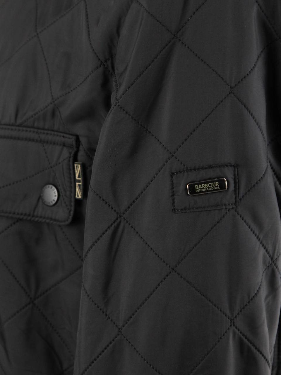 Barbour BARBOUR INTERNATIONAL Quilted black jacket Size US XL / EU 56 / 4 - 4 Thumbnail