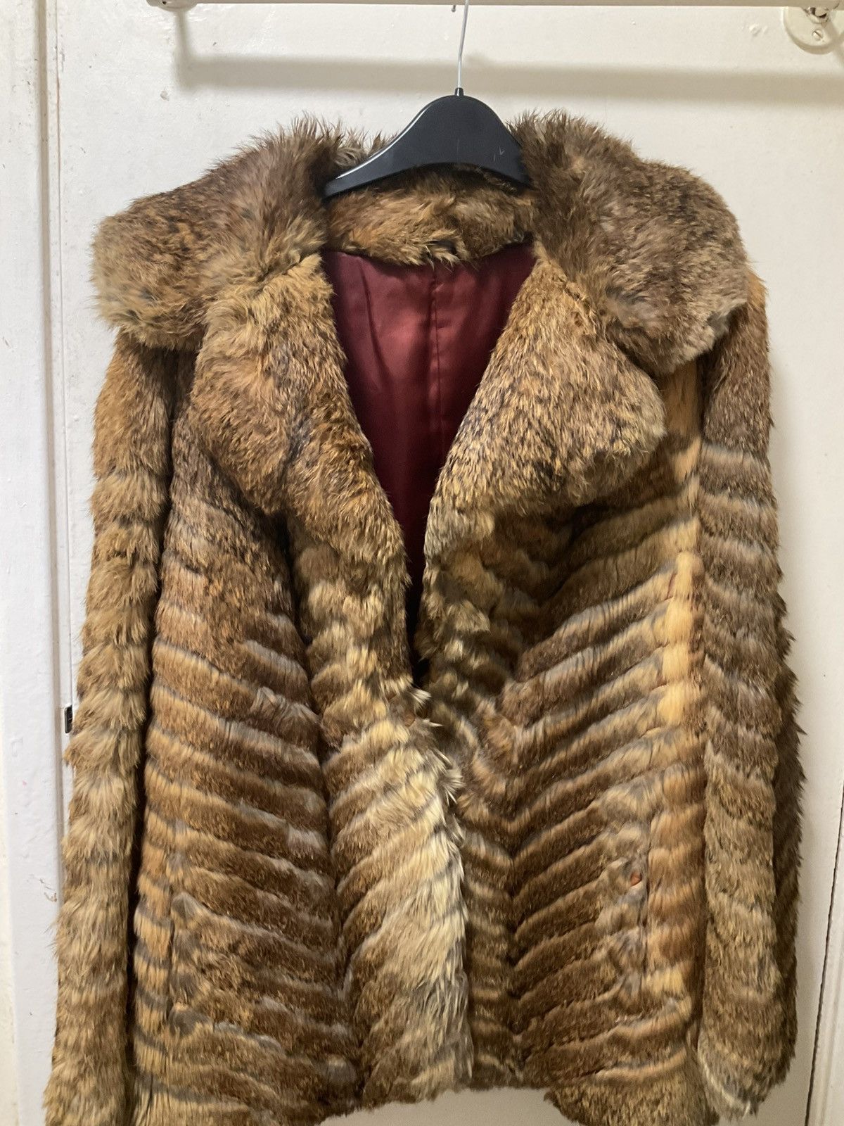 Other Real Vintage Brown Full-Length Fur Coat Size M / US 6-8 / IT 42-44 - 4 Thumbnail