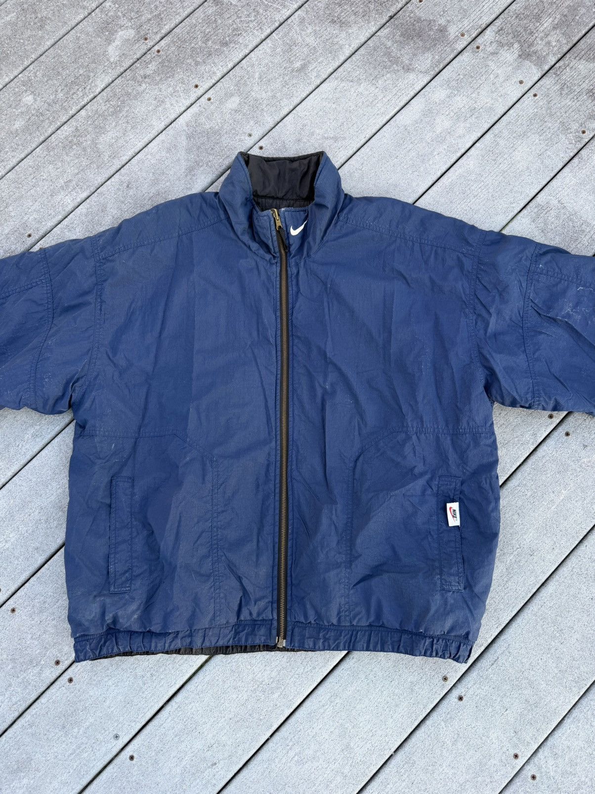 Nike Vintage Nike Puffer Jacket Size US L / EU 52-54 / 3 - 3 Thumbnail