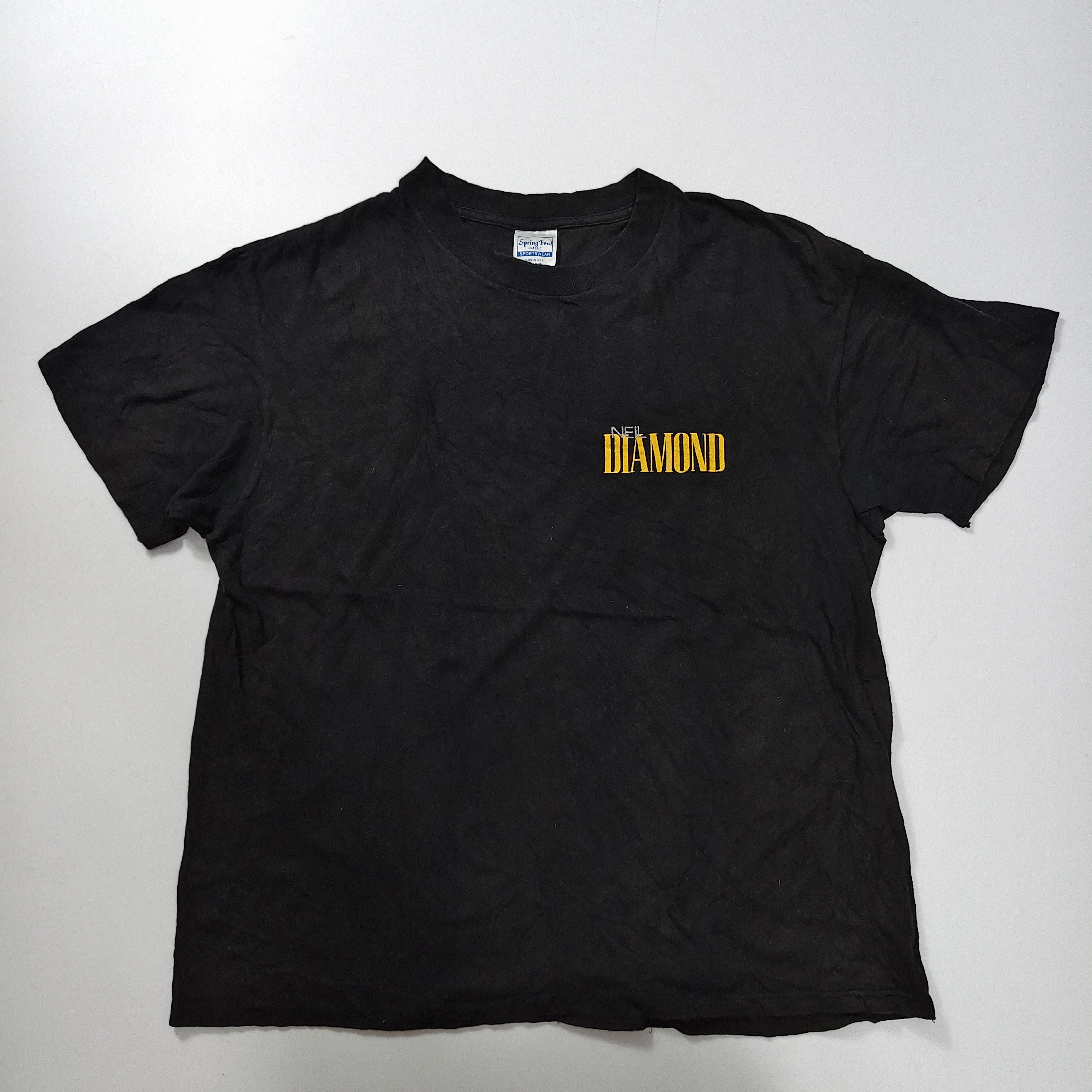 Band Tees Vintage Neil Diamond Tour Tshirt Spring Ford Classic #G Size US M / EU 48-50 / 2 - 2 Thumbnail