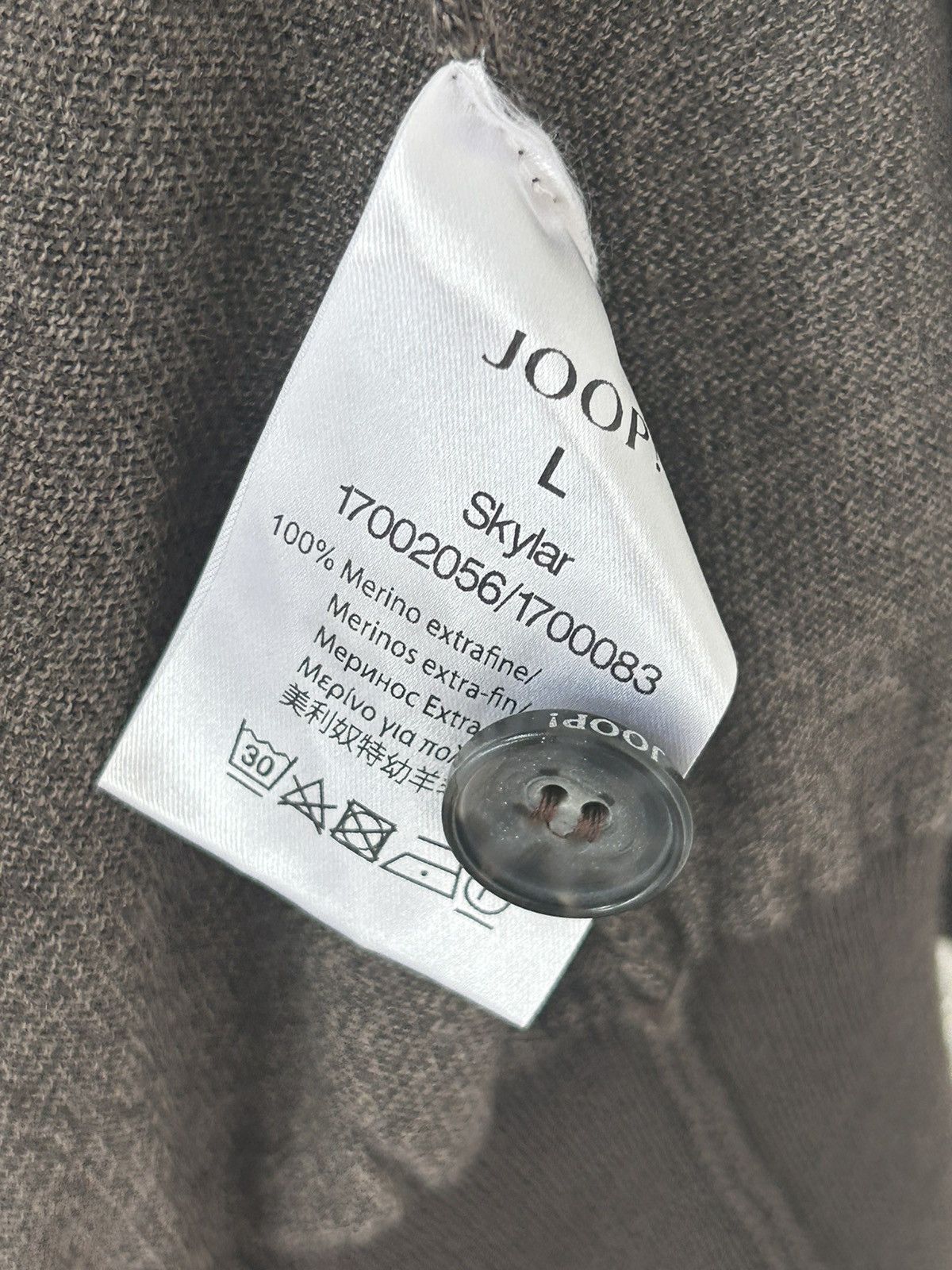 Joop! Joop! Merino wool cardigan #1399 Size US L / EU 52-54 / 3 - 2 Thumbnail