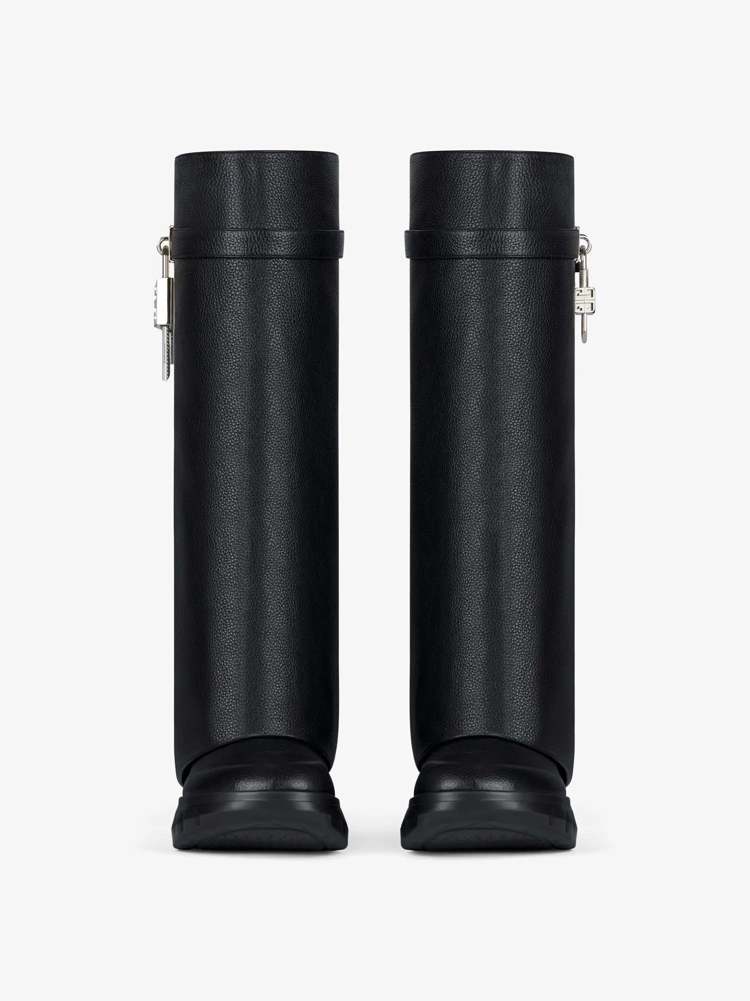 Givenchy o1srvl11e0525 Shark Lock Ankle Boots 90mm in Black Size US 9 / IT 39 - 5 Thumbnail