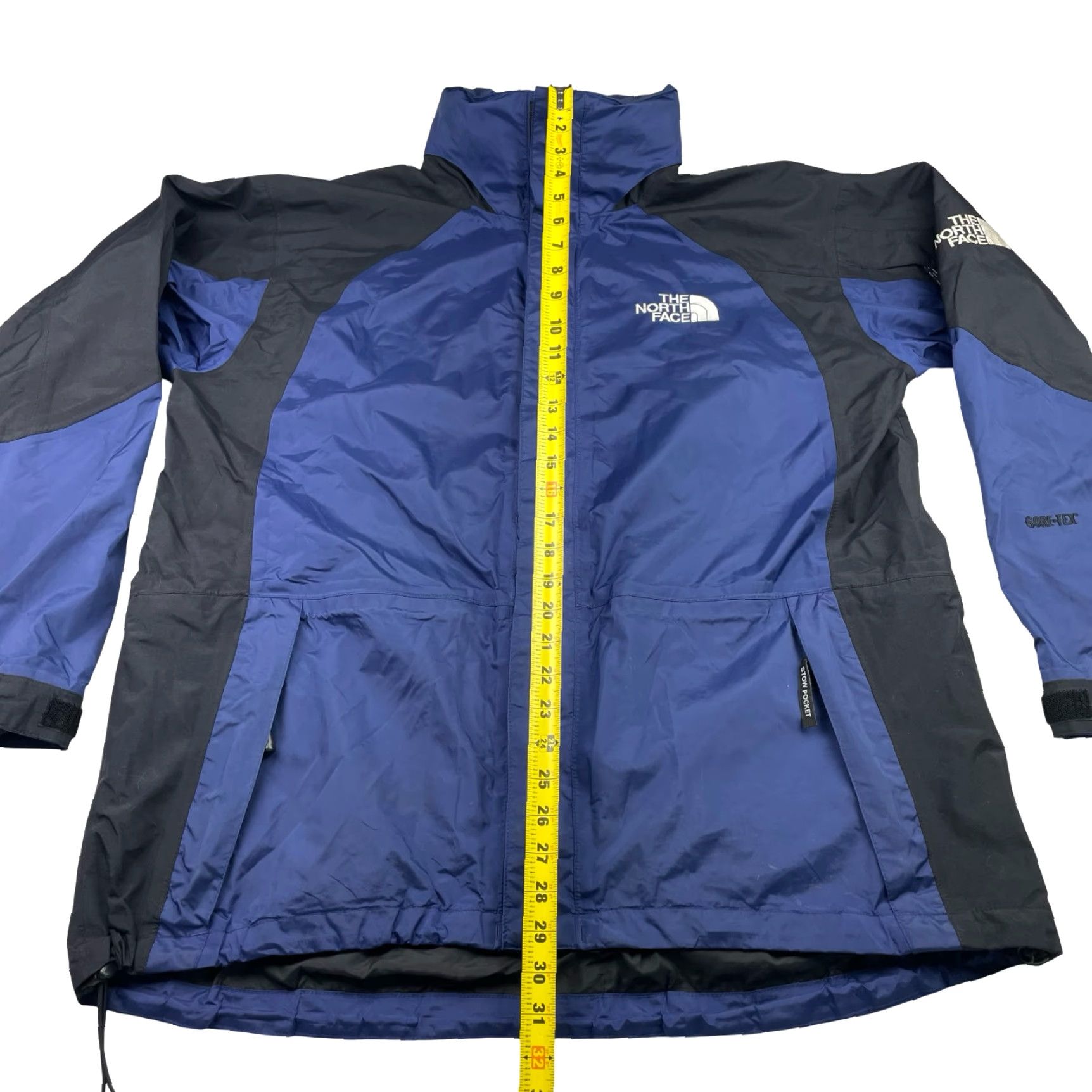 The North Face VINTAGE? No. The North Face Men’s Gore-Tex Hooded Full Zip Ski Shell Jacket Blue/Black XL Size US XL / EU 56 / 4 - 7 Thumbnail