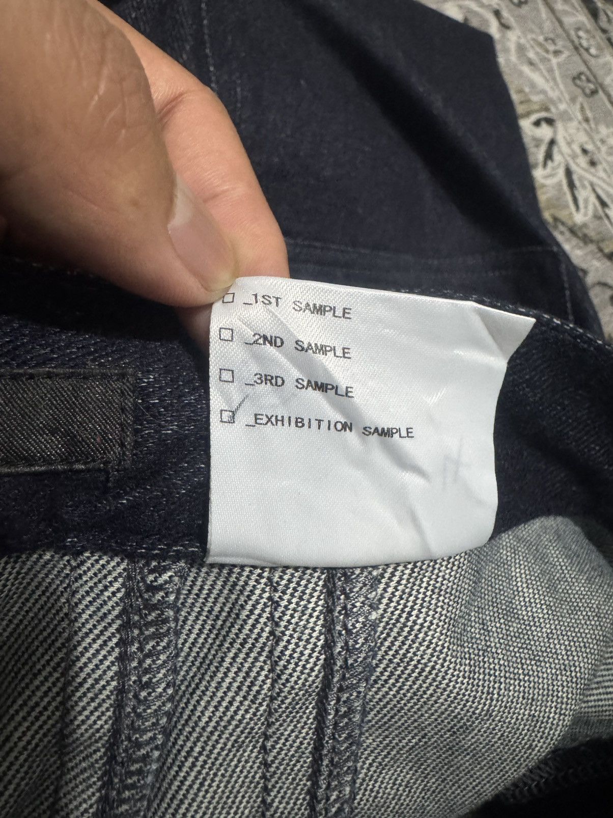 Designer × Julius Julius 7 FW11 Blue Denim Exhibition Sample Carpenter Jeans Size US 33 - 4 Thumbnail