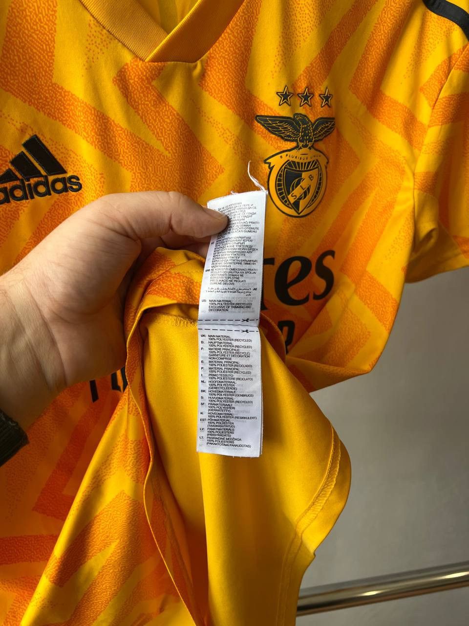Adidas 2022/23 SLB BENFICA AWAY SOCCER JERSEY FOOTBALL SHIRT SIZE S Size US S / EU 44-46 / 1 - 17 Thumbnail