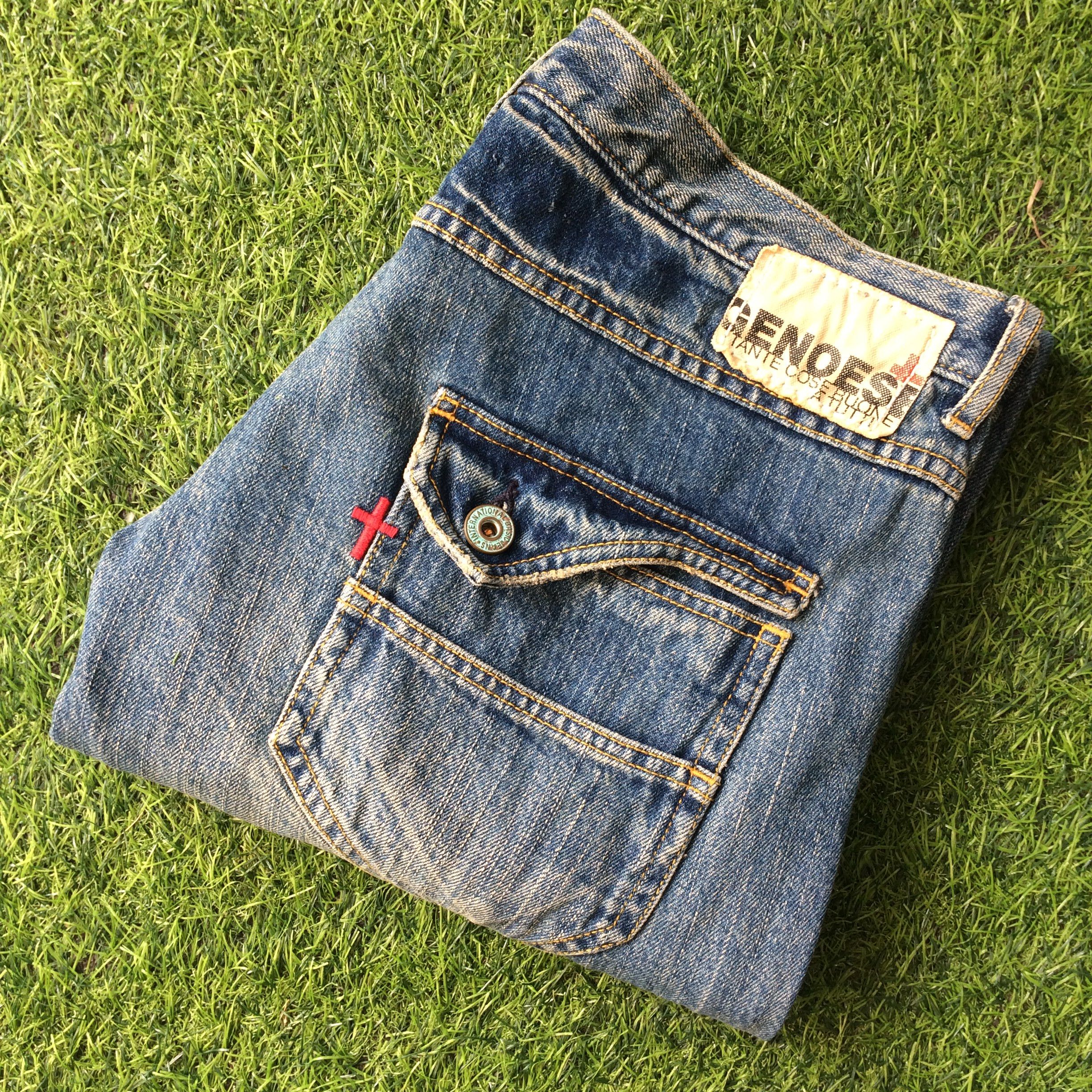 Japanese Brand × Unsound Rags Geneose Low Waist Japanese Bootcut Jeans #D-655 Size US 33 - 9 Thumbnail