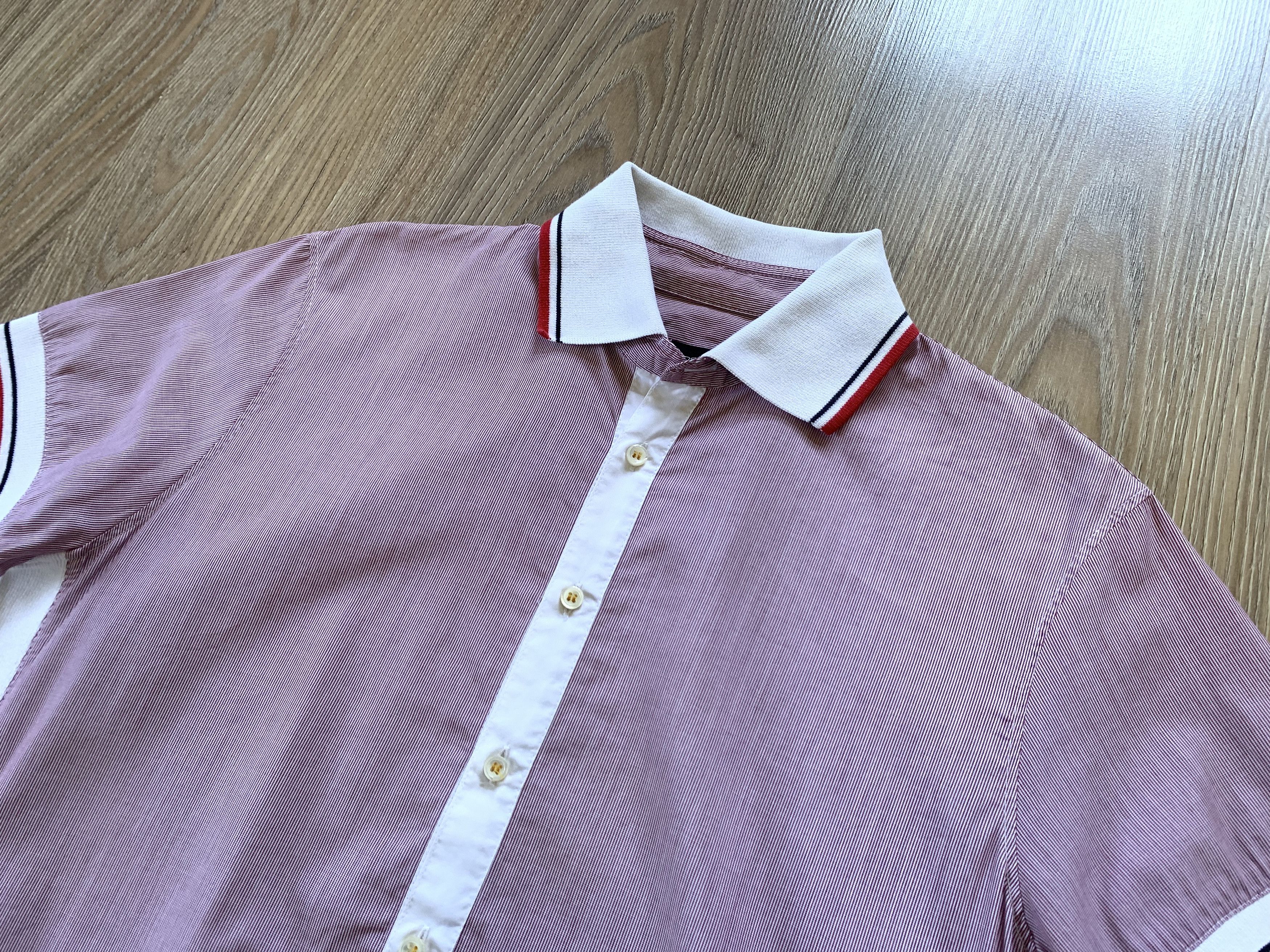 Dsquared2 Women's Dsquared Stripe Button Up Polo Size XL / US 12-14 / IT 48-50 - 4 Thumbnail