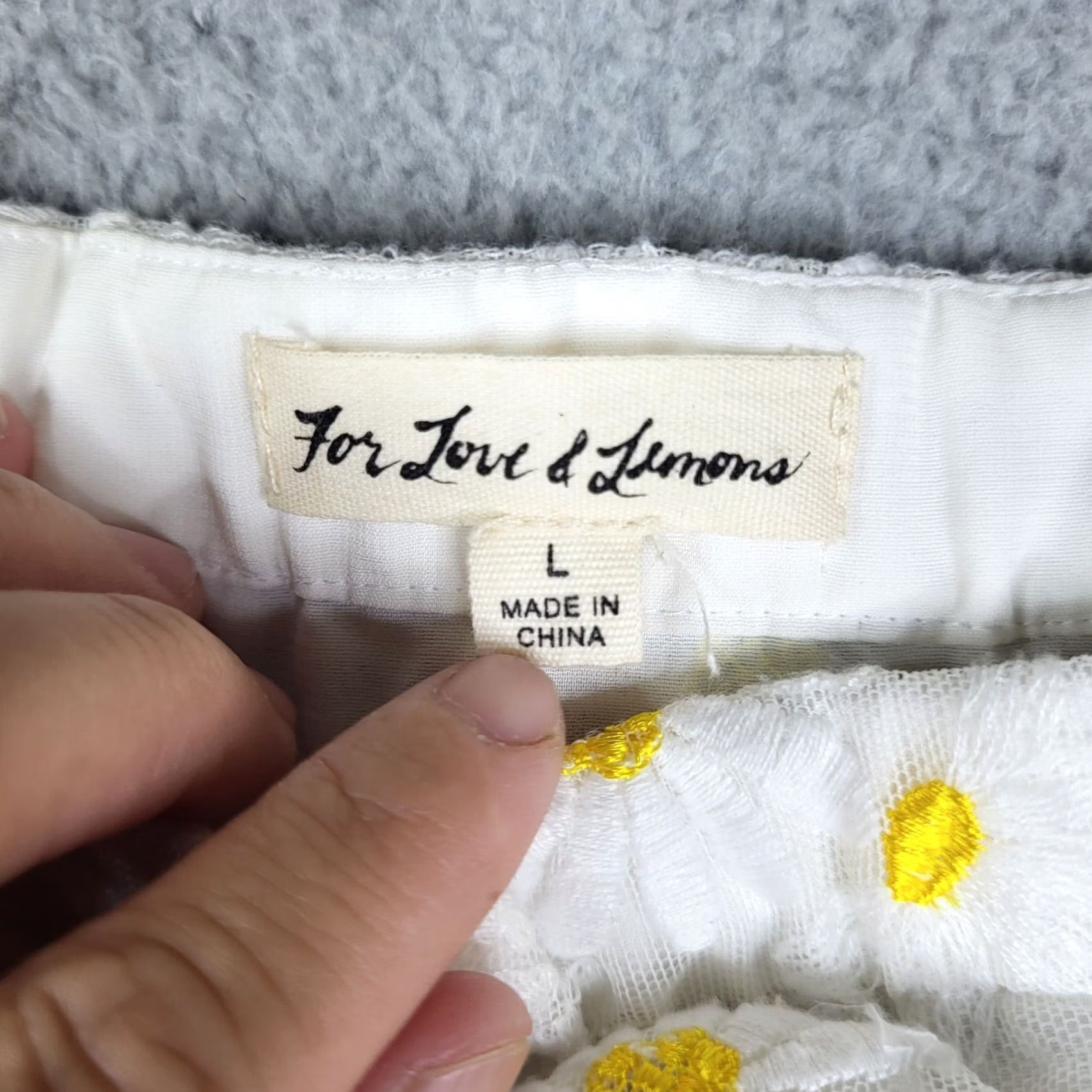 For Love & Lemons For Love & Lemons Skirt Women L Yellow Mini Daisy TULLE Short Retro 90s? Size 36" / US 14 / IT 50 - 5 Thumbnail