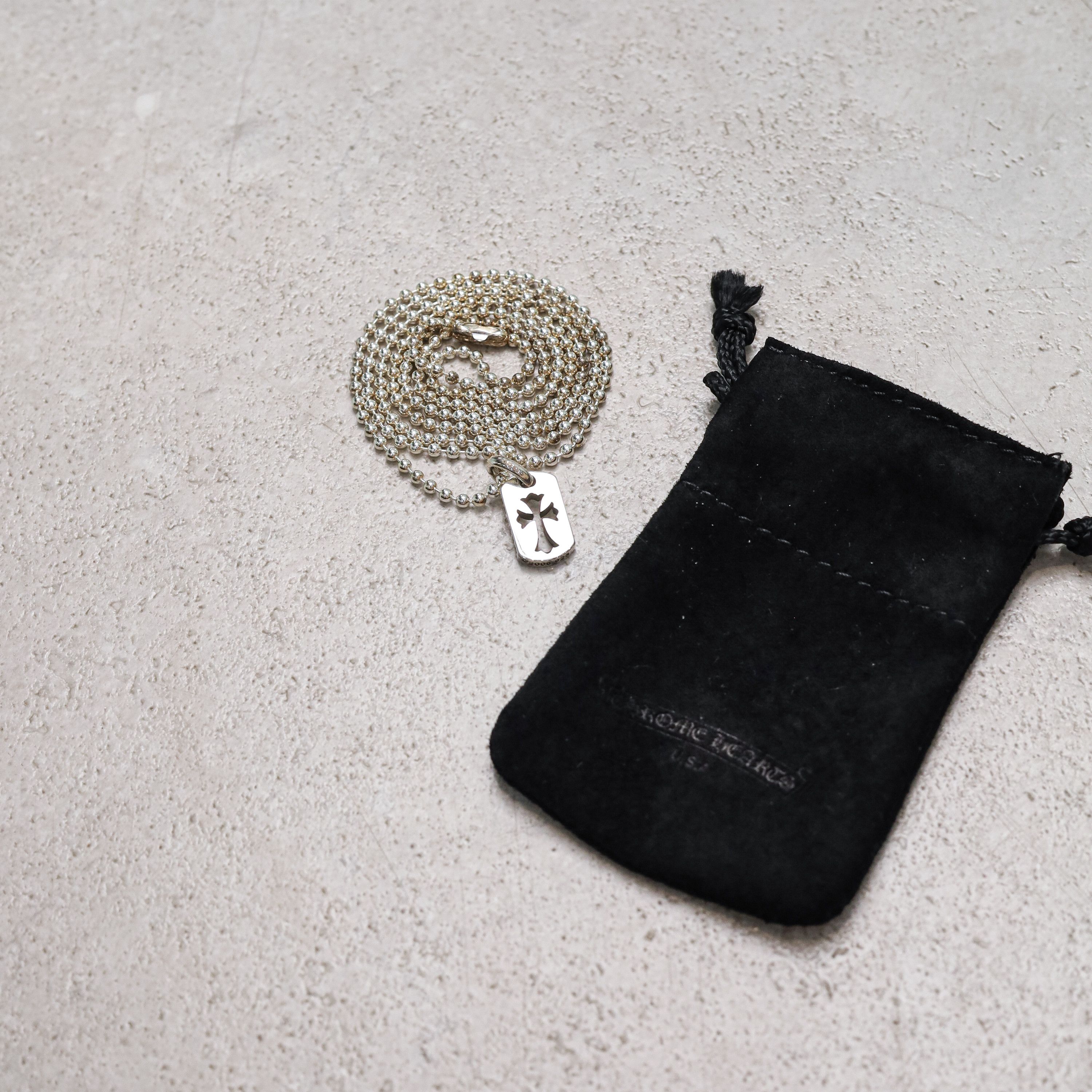Chrome Hearts Chrome Hearts Dog Coss sliver Tiny Co necklace Size ONE SIZE - 9 Thumbnail