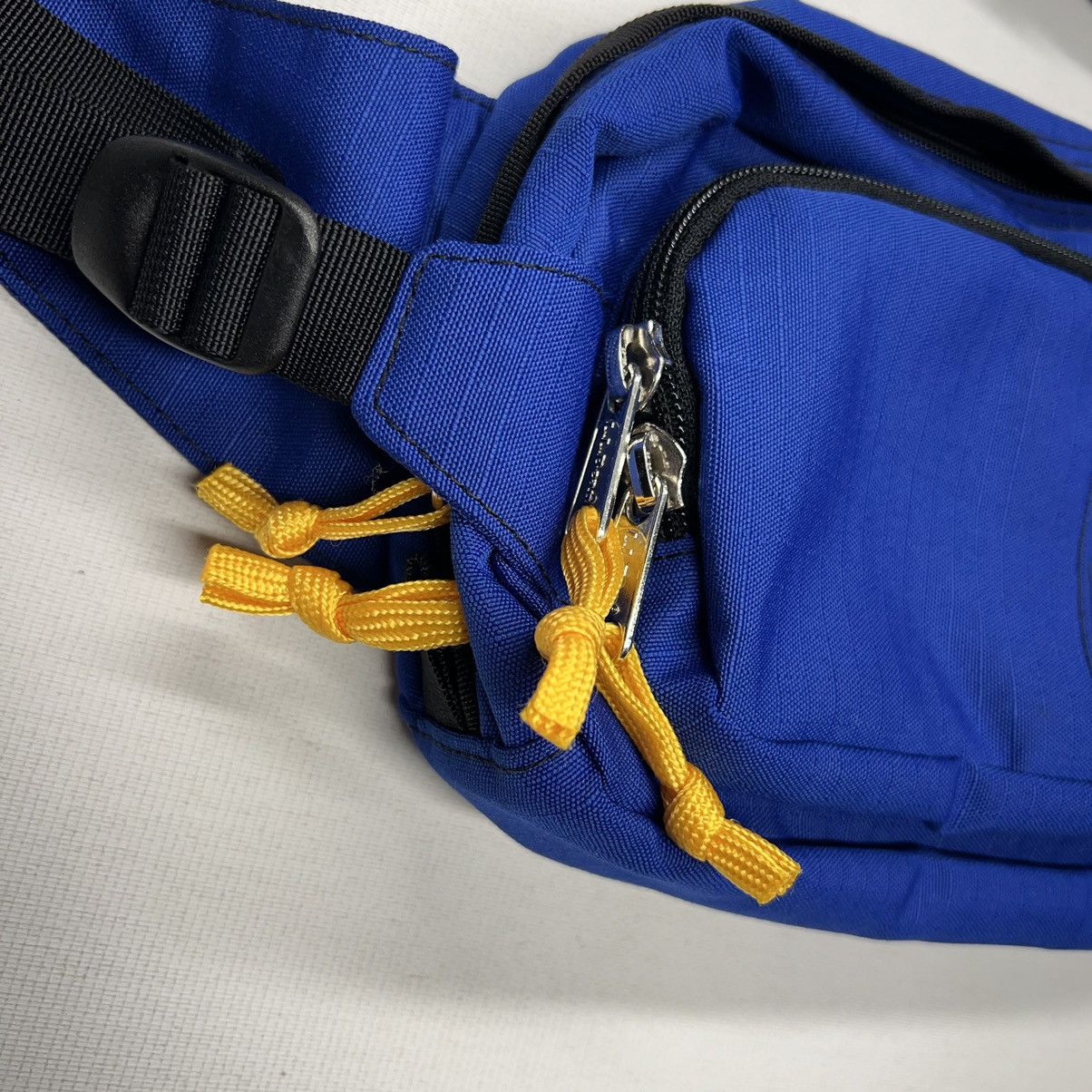 L.L. Bean × Vintage LL Bean Fanny Pack Bag Blue Crossbody Belt Waist Adjustable Size ONE SIZE - 4 Thumbnail