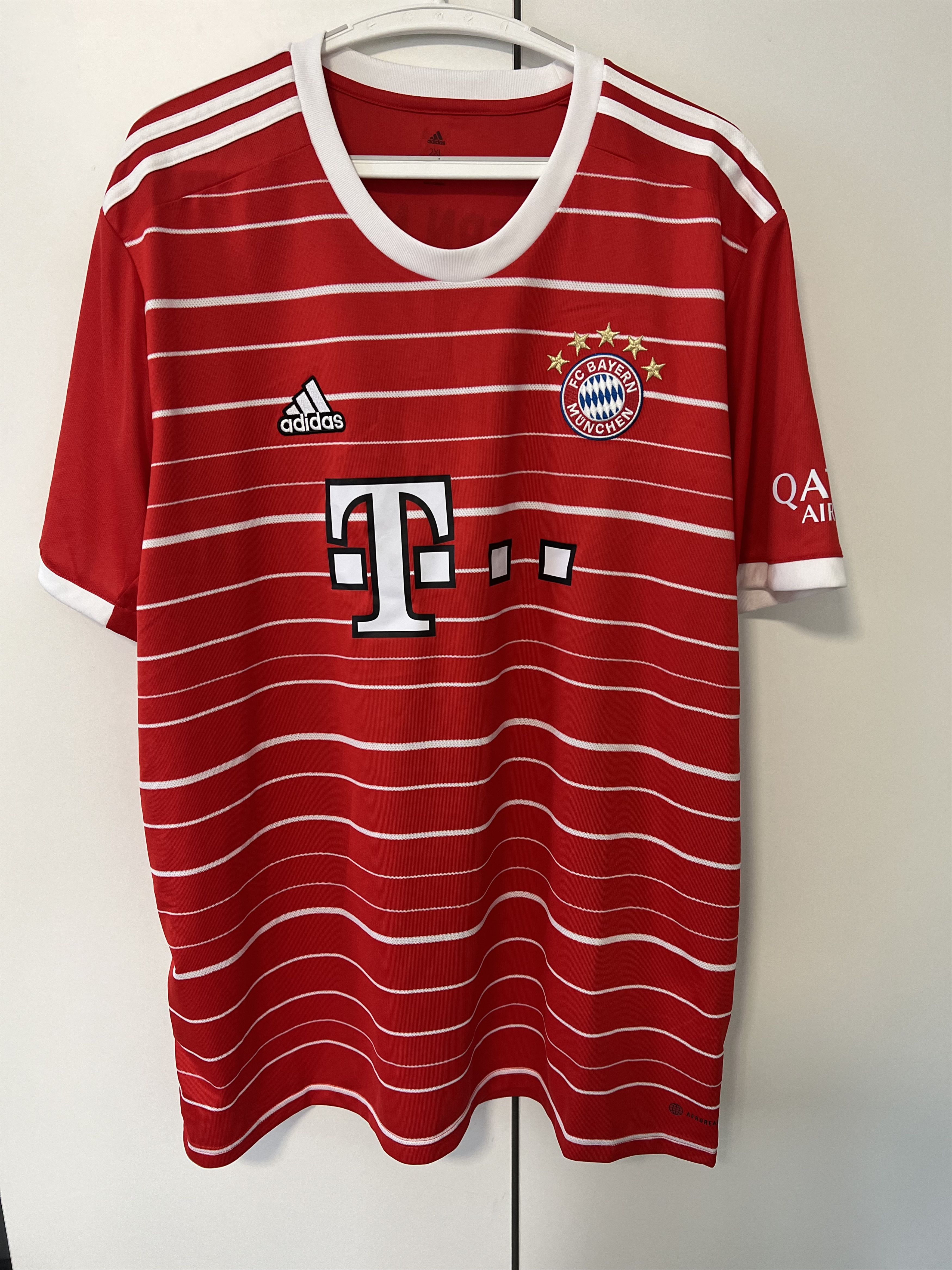 Adidas 2022-2023 FC BAYERN MUNCHEN HOME football jersey shirt Size US XXL / EU 58 / 5 - 3 Thumbnail