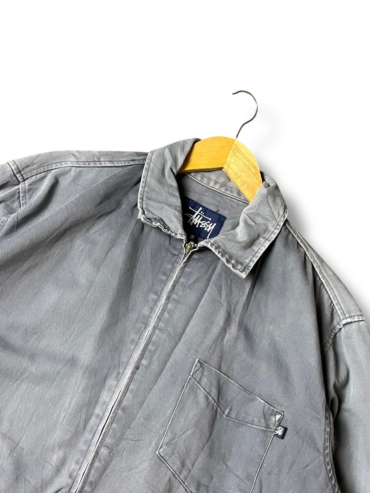 Stussy Vintage Stussy Zipped Workwear Jacket (123) Size US S / EU 44-46 / 1 - 6 Thumbnail