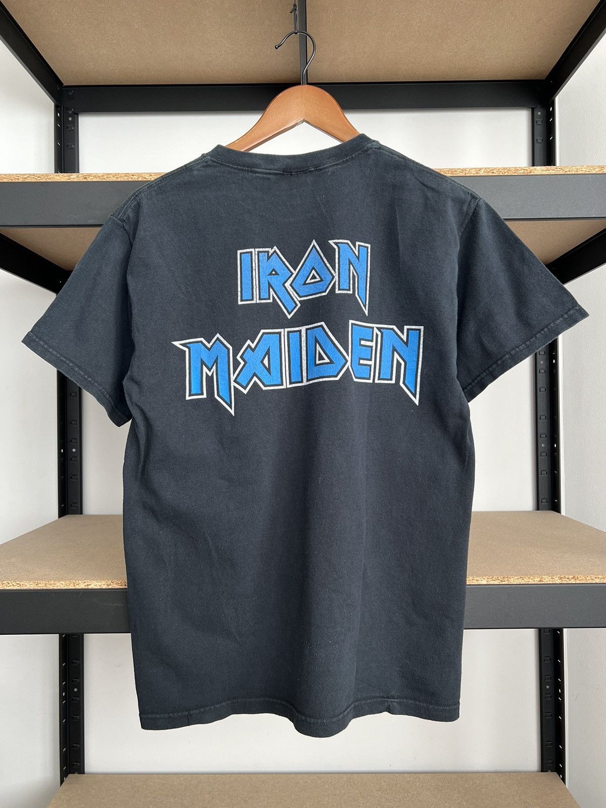 Band Tees Vintage 2000s Iron Maiden The Trooper England Black T-shirt Size US M / EU 48-50 / 2 - 2 Thumbnail