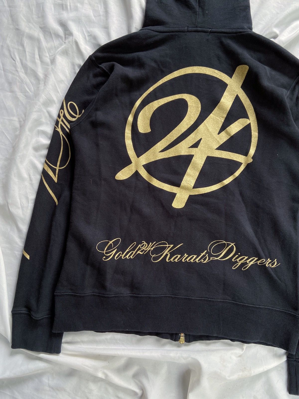 Japanese Brand GOLDS 24 KARATS DIGGERS ZIP HOODIE undercover number nine Size US M / EU 48-50 / 2 - 18 Thumbnail