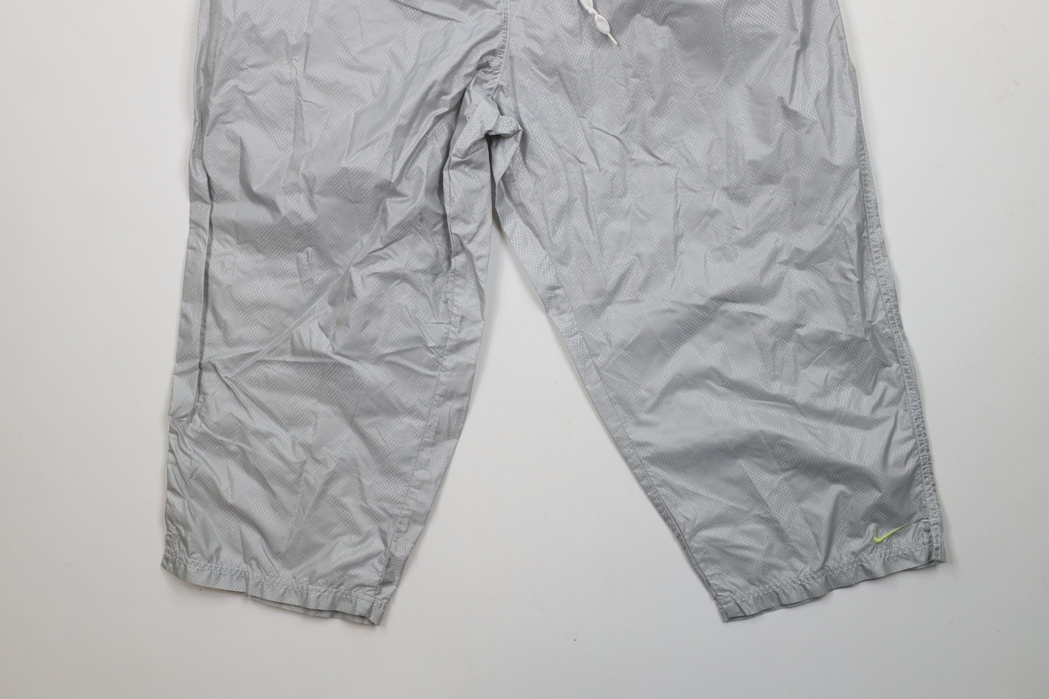 Nike × Vintage Vintage 90s Y2K Nike Mini Swoosh Windbreaker Carpis Pants Size 32" / US 10 / IT 46 - 4 Thumbnail