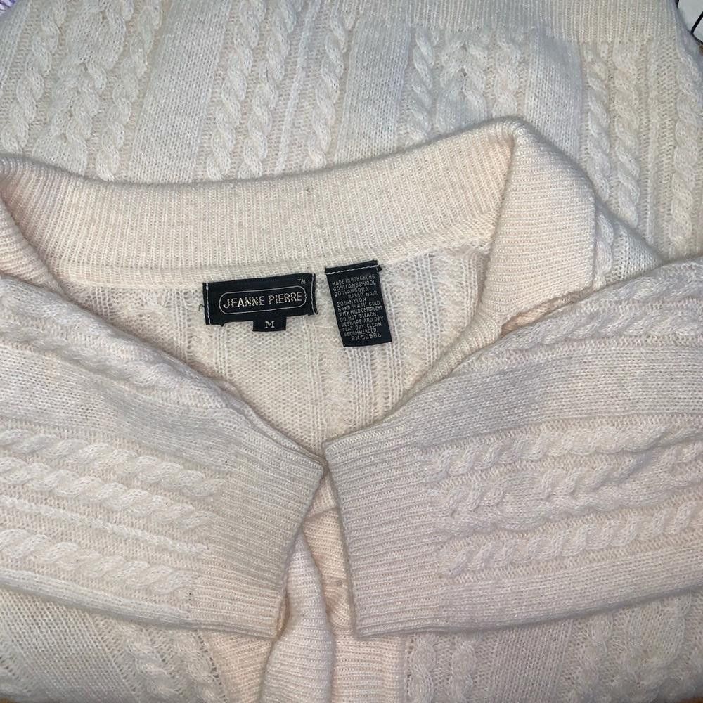Designer VINTAGE Jeanne Pierre Lambswool/Angora Sweater, M Size M / US 6-8 / IT 42-44 - 6 Thumbnail