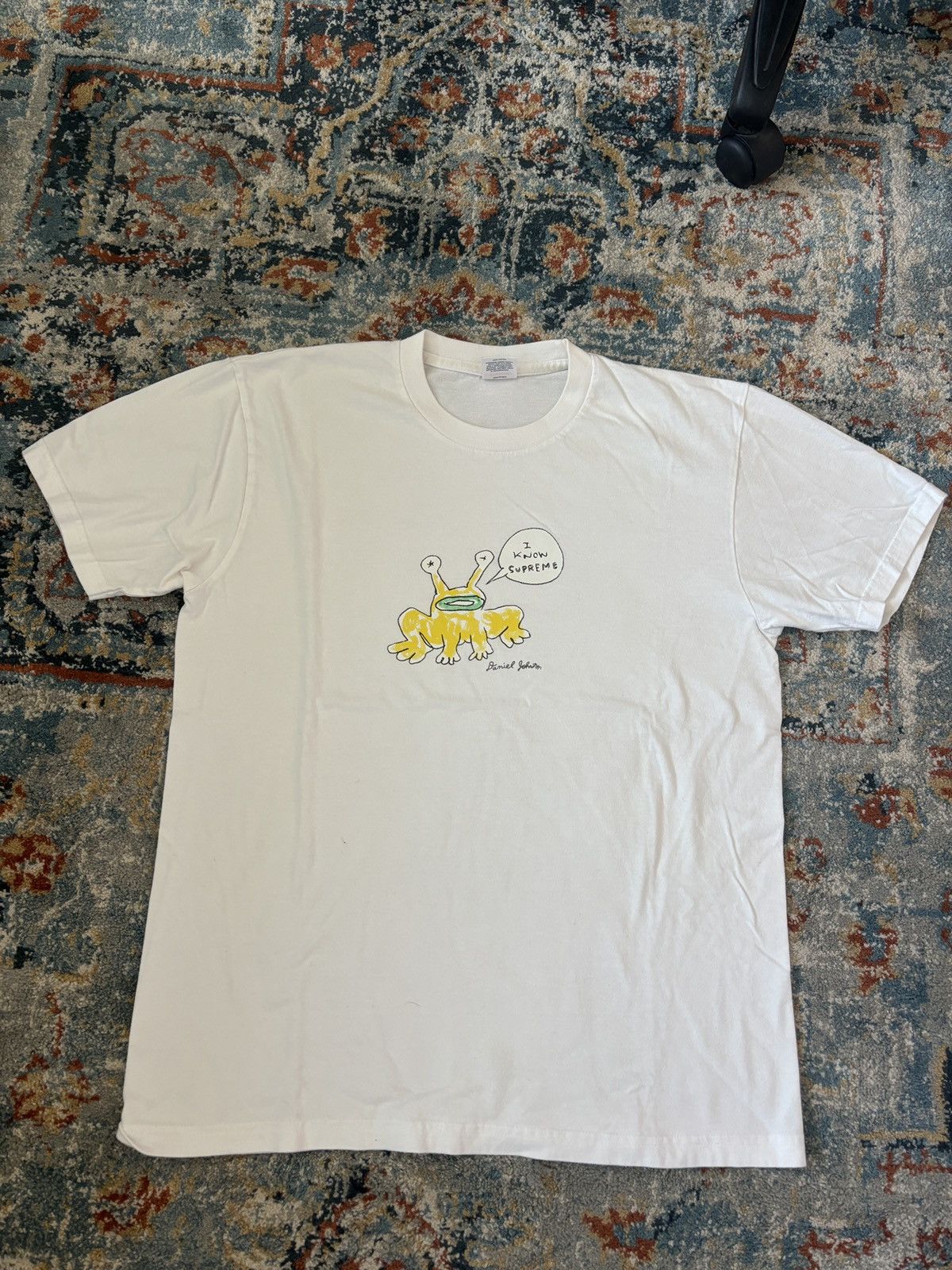 Supreme Supreme Daniel Johnston Frog Tee White SS20 Size US M / EU 48-50 / 2 - 2 Thumbnail