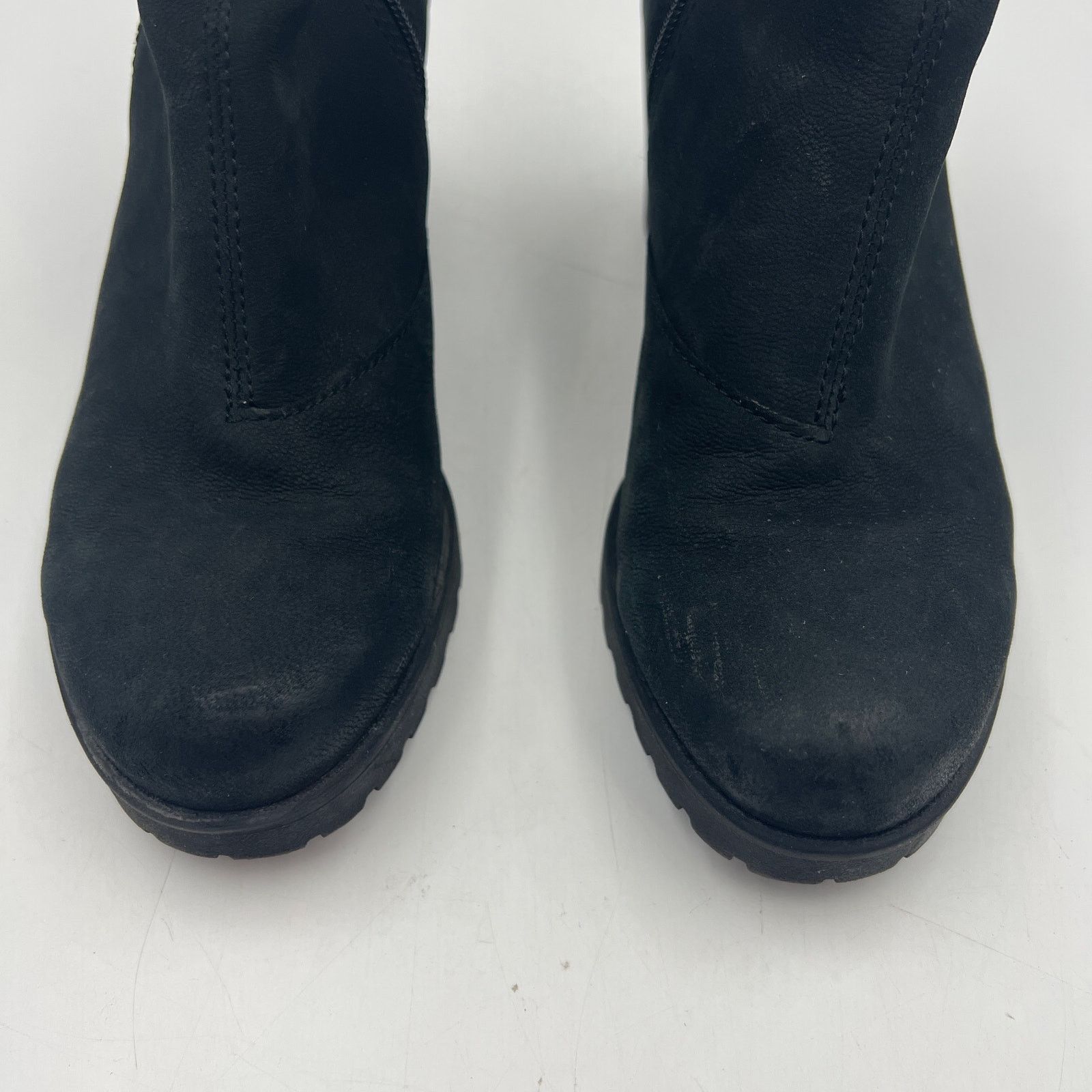 Vagabond Vagabond Grace Boots Black Nubuck Leather Booties Size US 9 / IT 39 - 2 Thumbnail