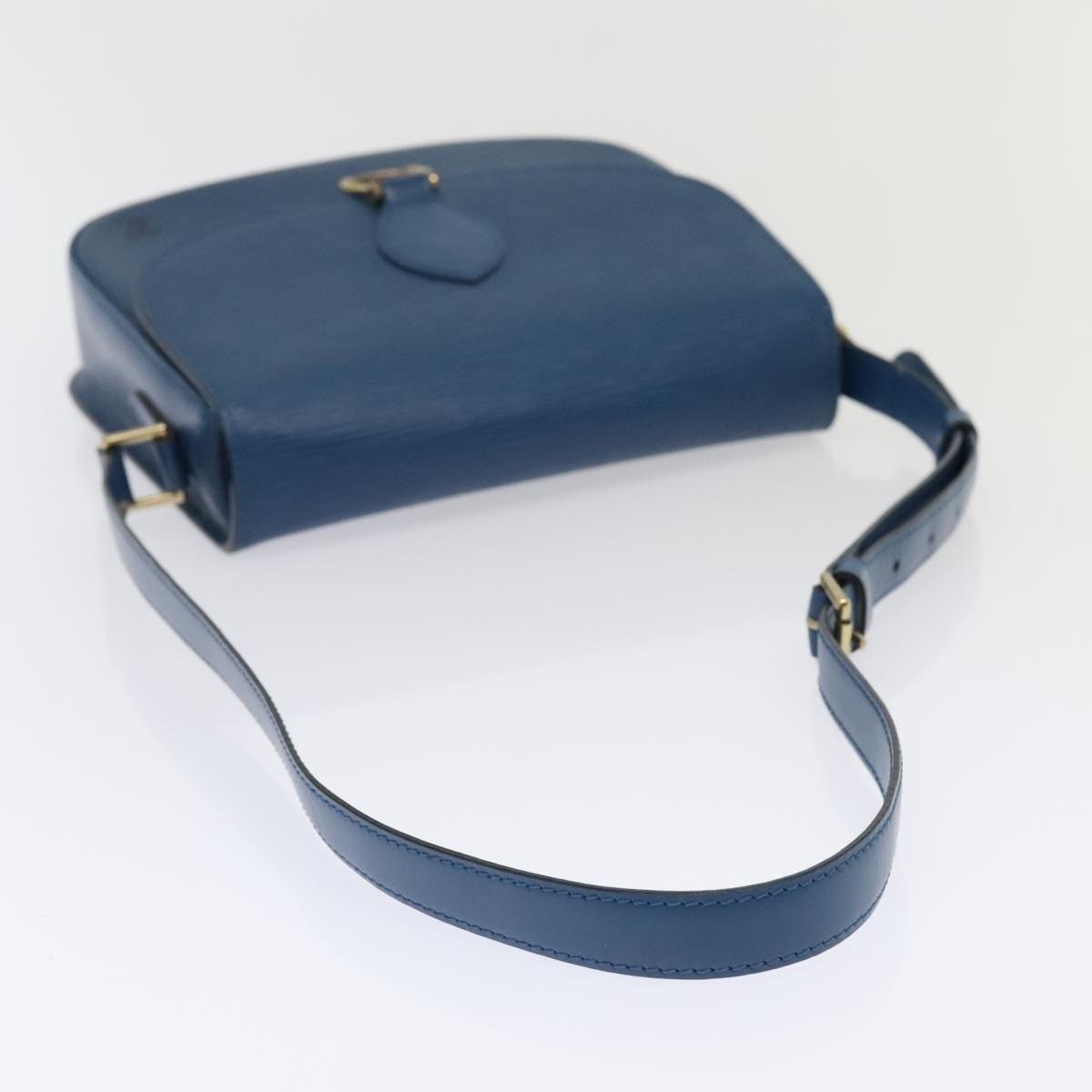 Louis Vuitton LOUIS VUITTON Epi Saint Cloud GM Shoulder Bag Toledo Blue Size ONE SIZE - 7 Thumbnail