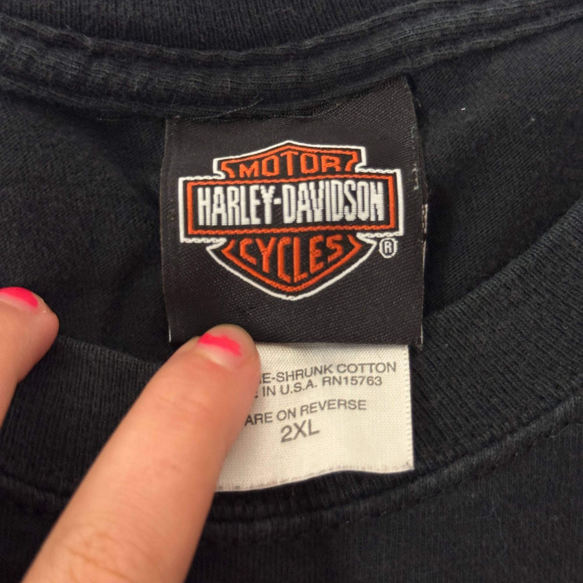 Harley Davidson HD Motorcycles WASHINGTON DC Patriotic USA Flag BALD EAGLE Size US XXL / EU 58 / 5 - 6 Thumbnail