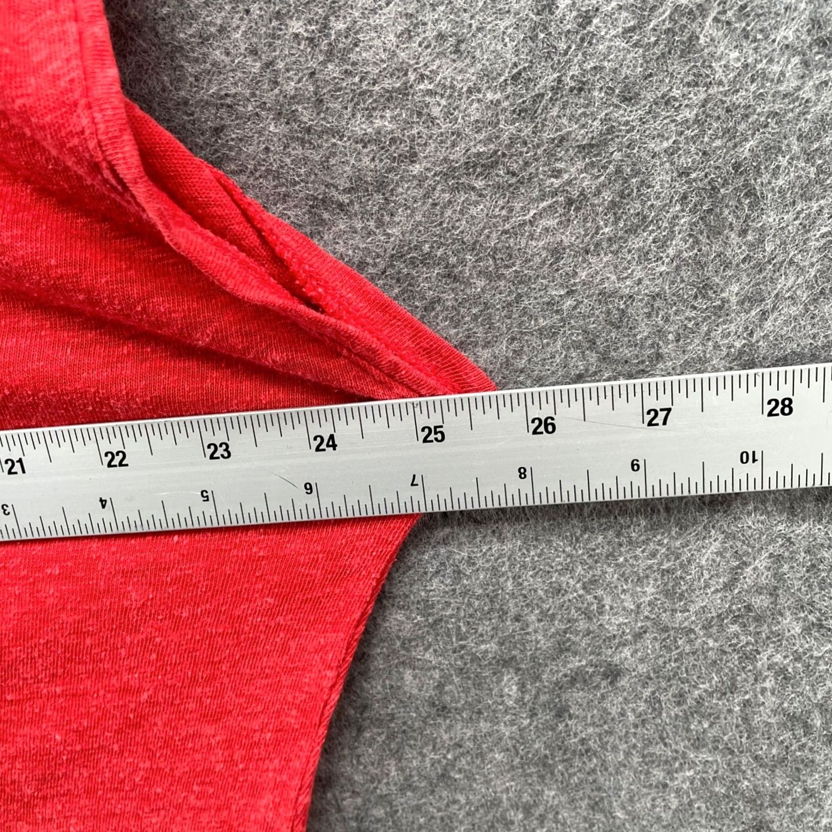 White House Black Market VINTAGE White House Black Market Linen Blend T-Shirt Womens S Red V-Neck Dolman Sleeve Size S / US 4 / IT 40 - 6 Thumbnail